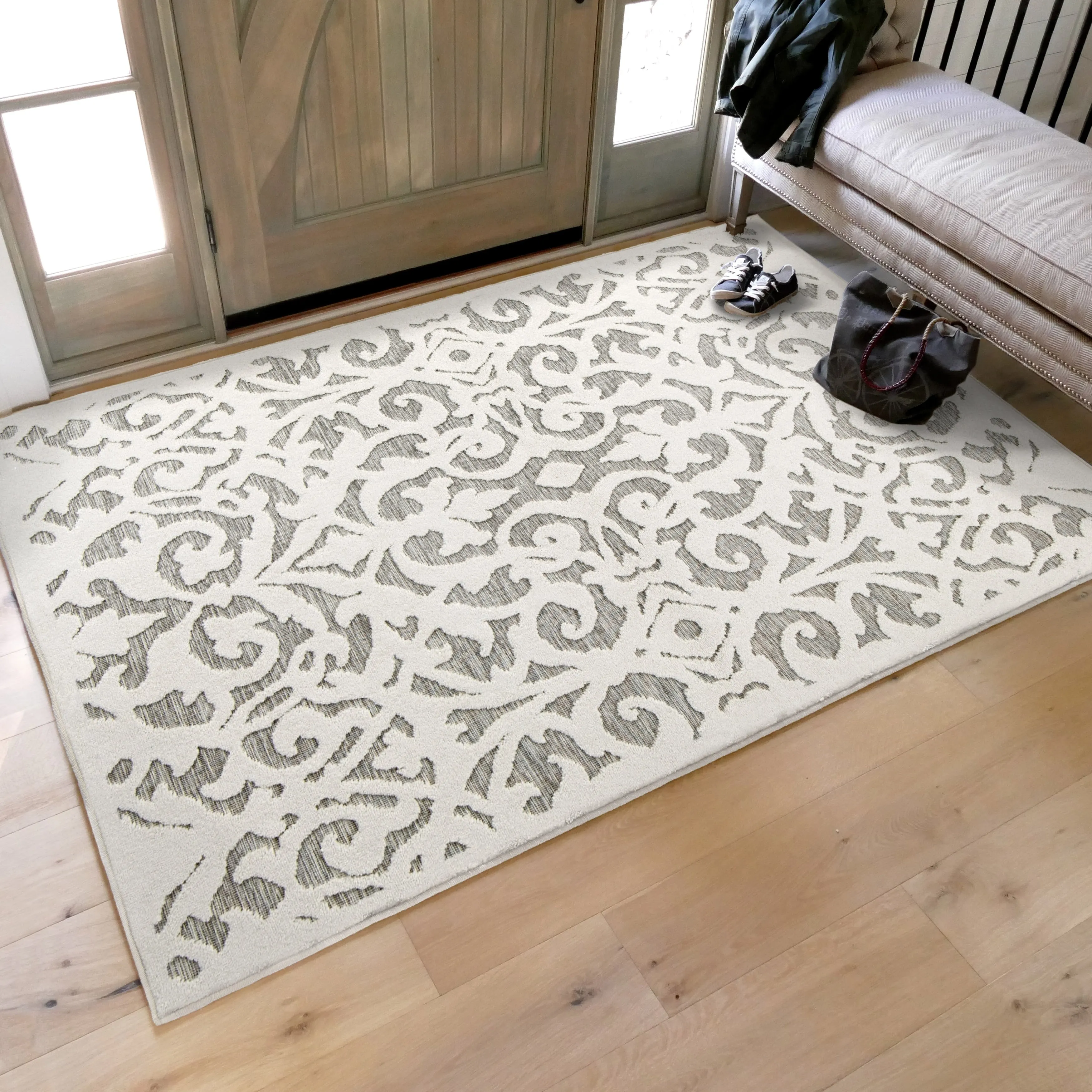 My Texas House Lady Bird High Low Indoor Outdoor Area Rug