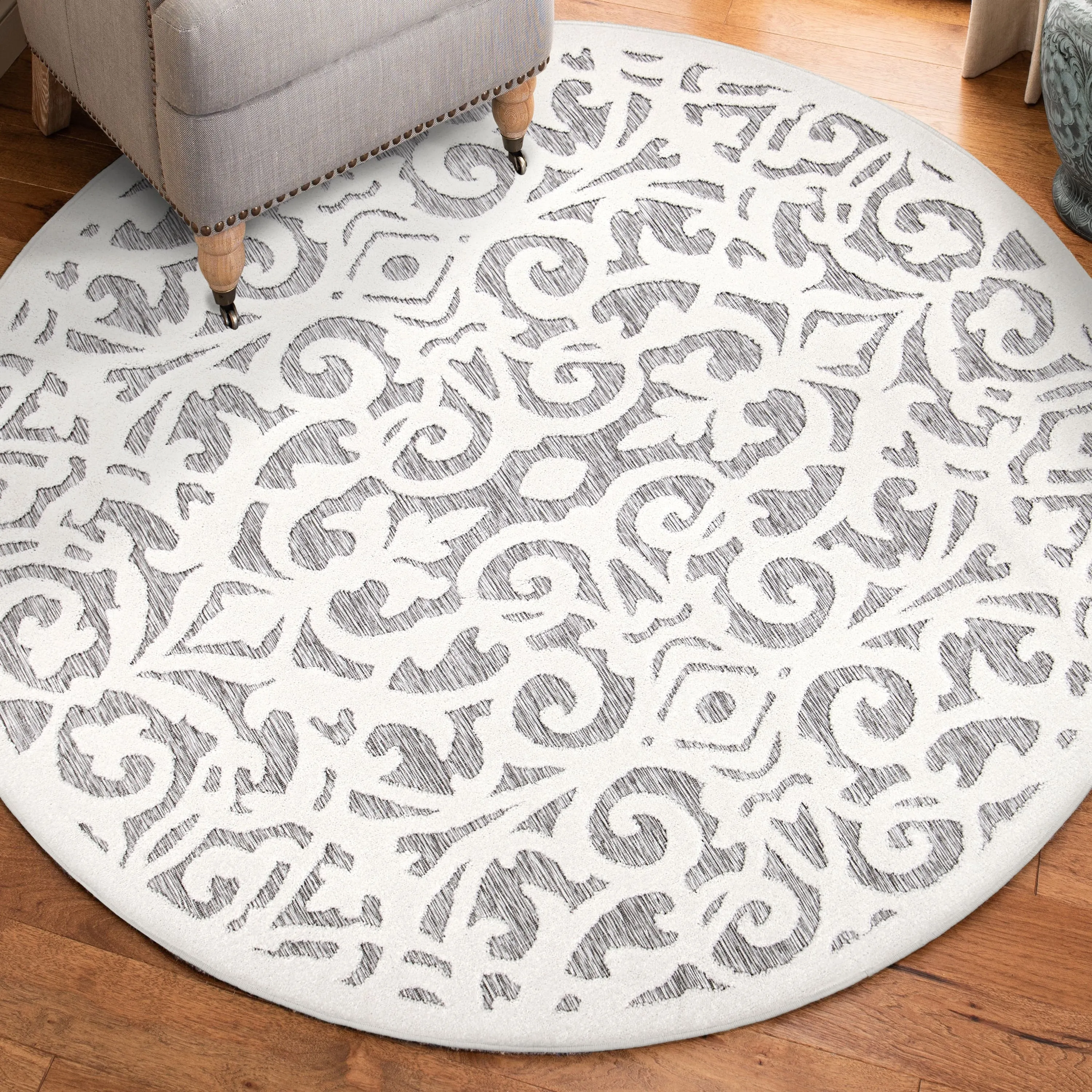 My Texas House Lady Bird High Low Indoor Outdoor Area Rug