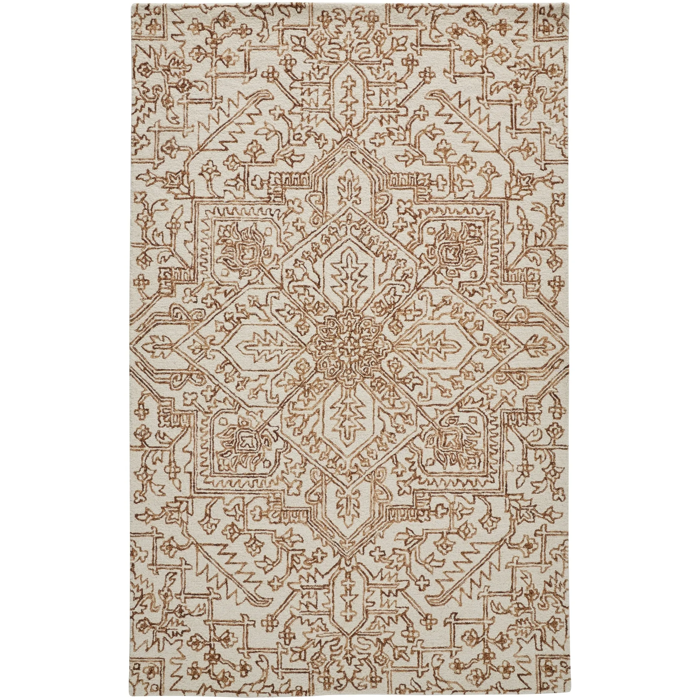 Natal R8778 Medallion Transitional Area Rug