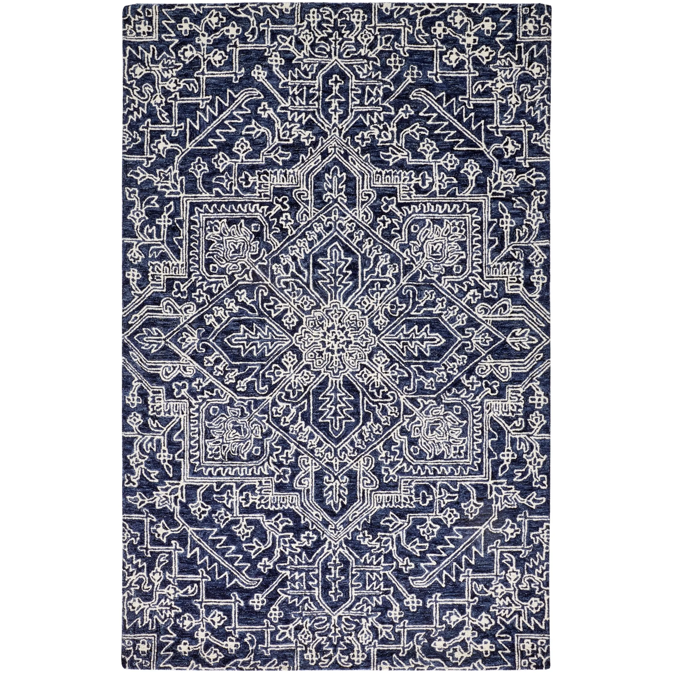 Natal R8778 Medallion Transitional Area Rug