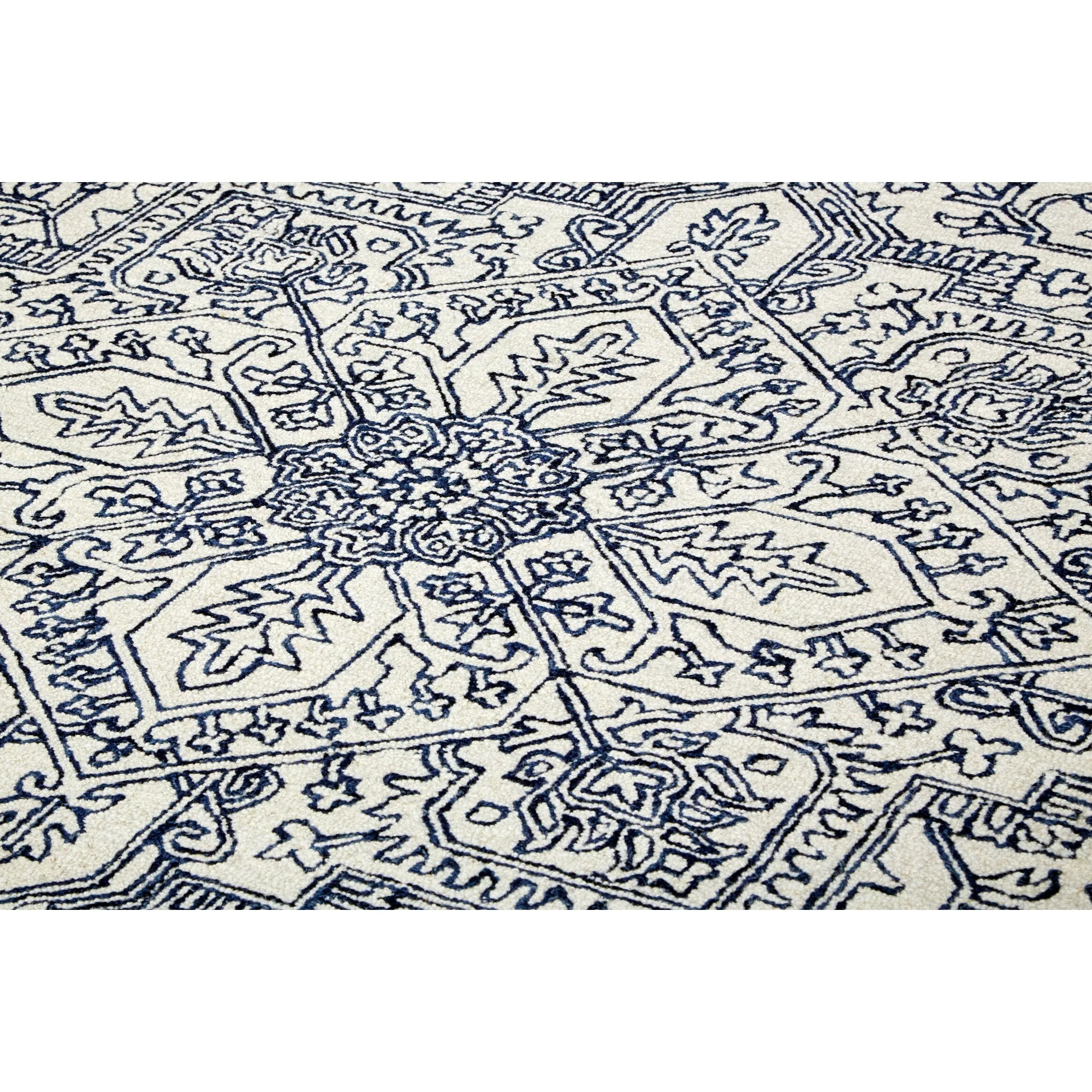 Natal R8778 Medallion Transitional Area Rug