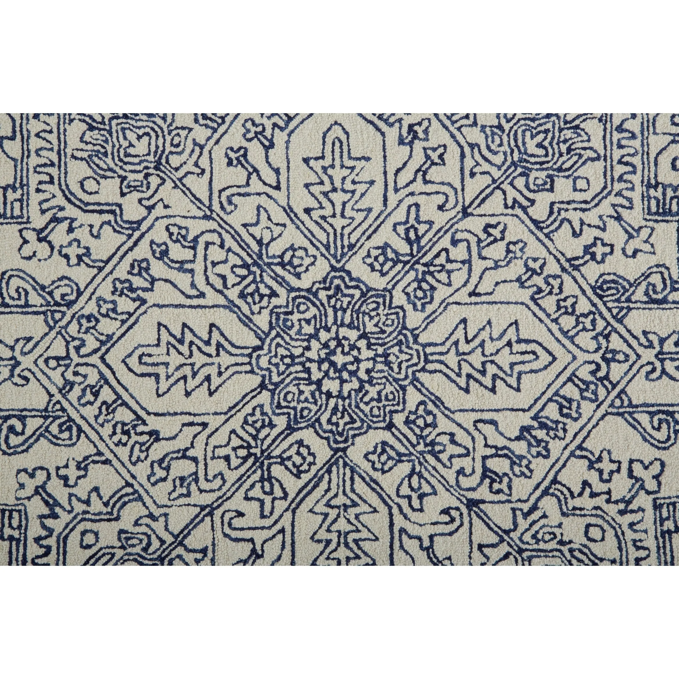 Natal R8778 Medallion Transitional Area Rug