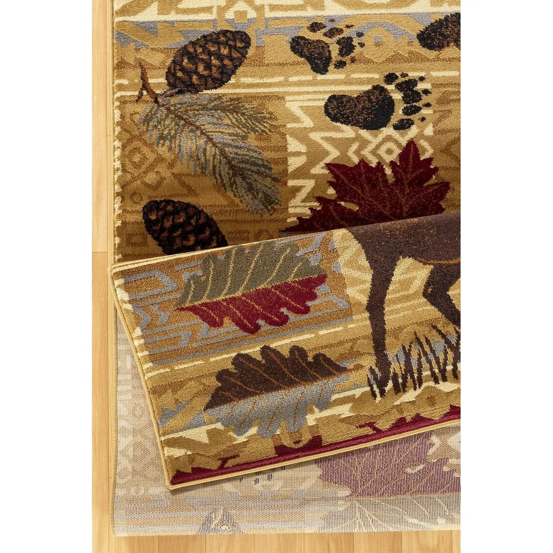 Nature's Nest GC_CBL3002 Multi Lodge Area Rug