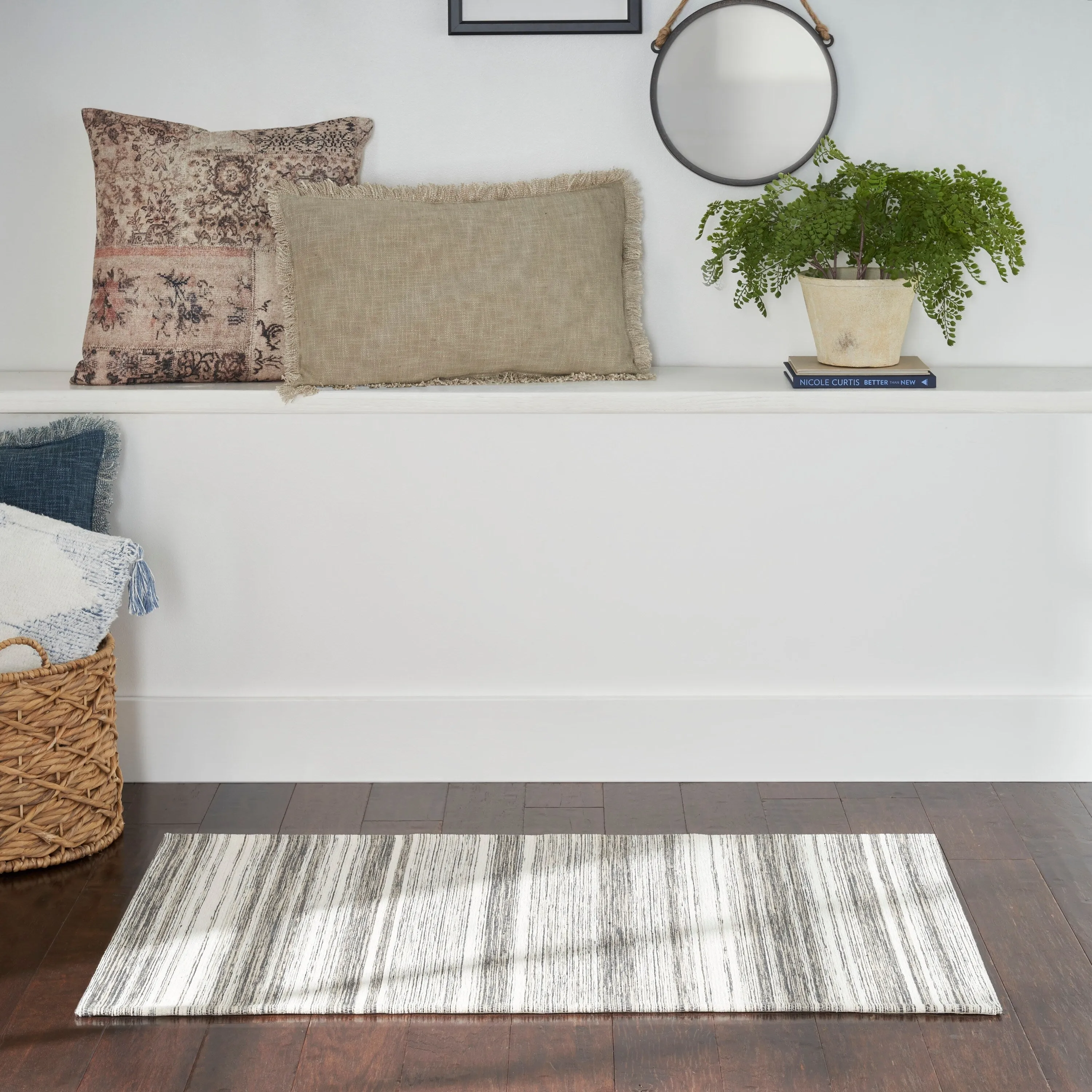 New Concept Washables Abstract Area Rug