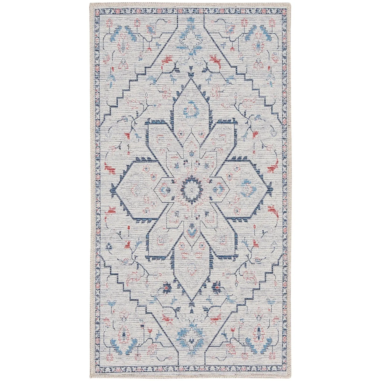 New Concept Washables Indoor only Persian Machine Washable Area Rug