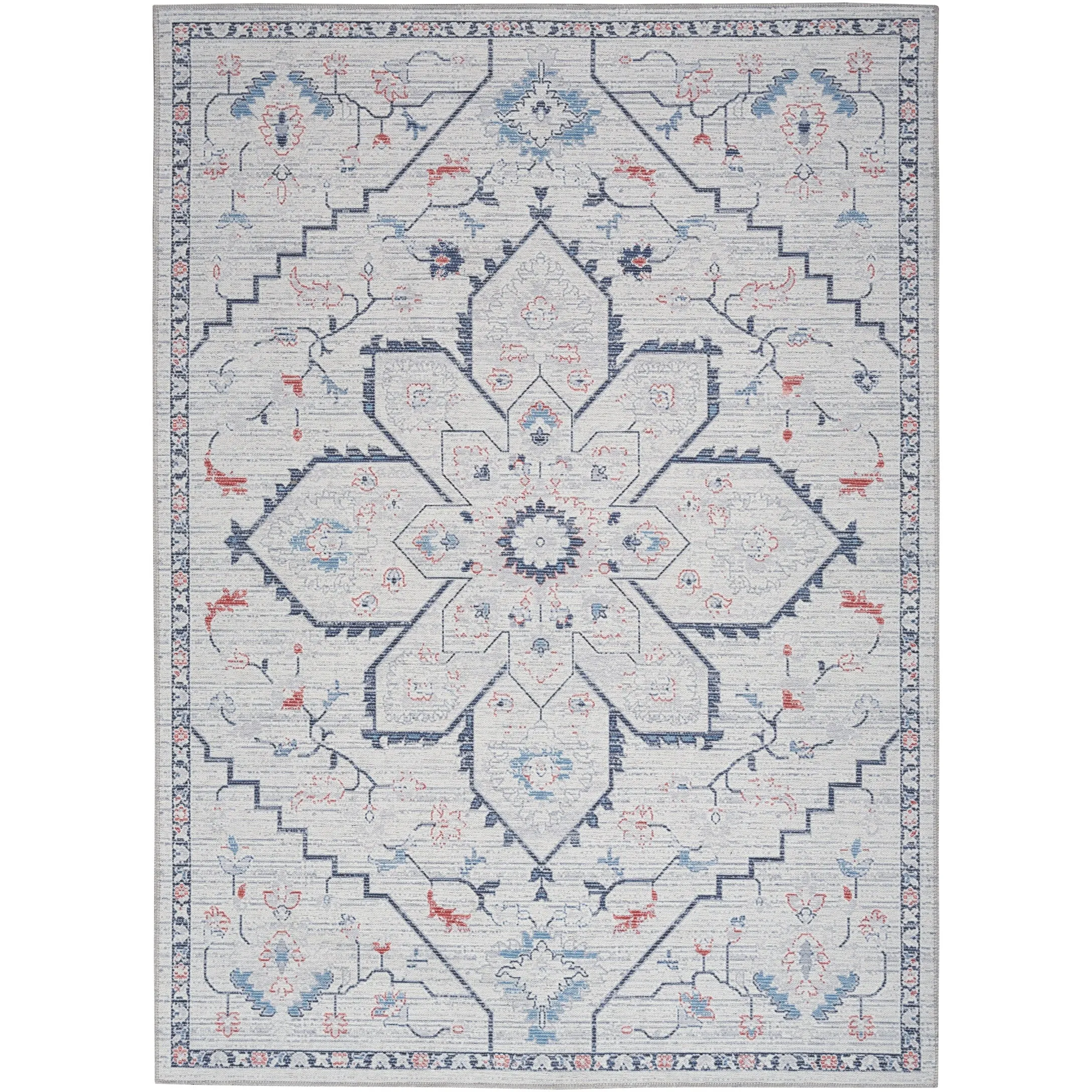 New Concept Washables Indoor only Persian Machine Washable Area Rug