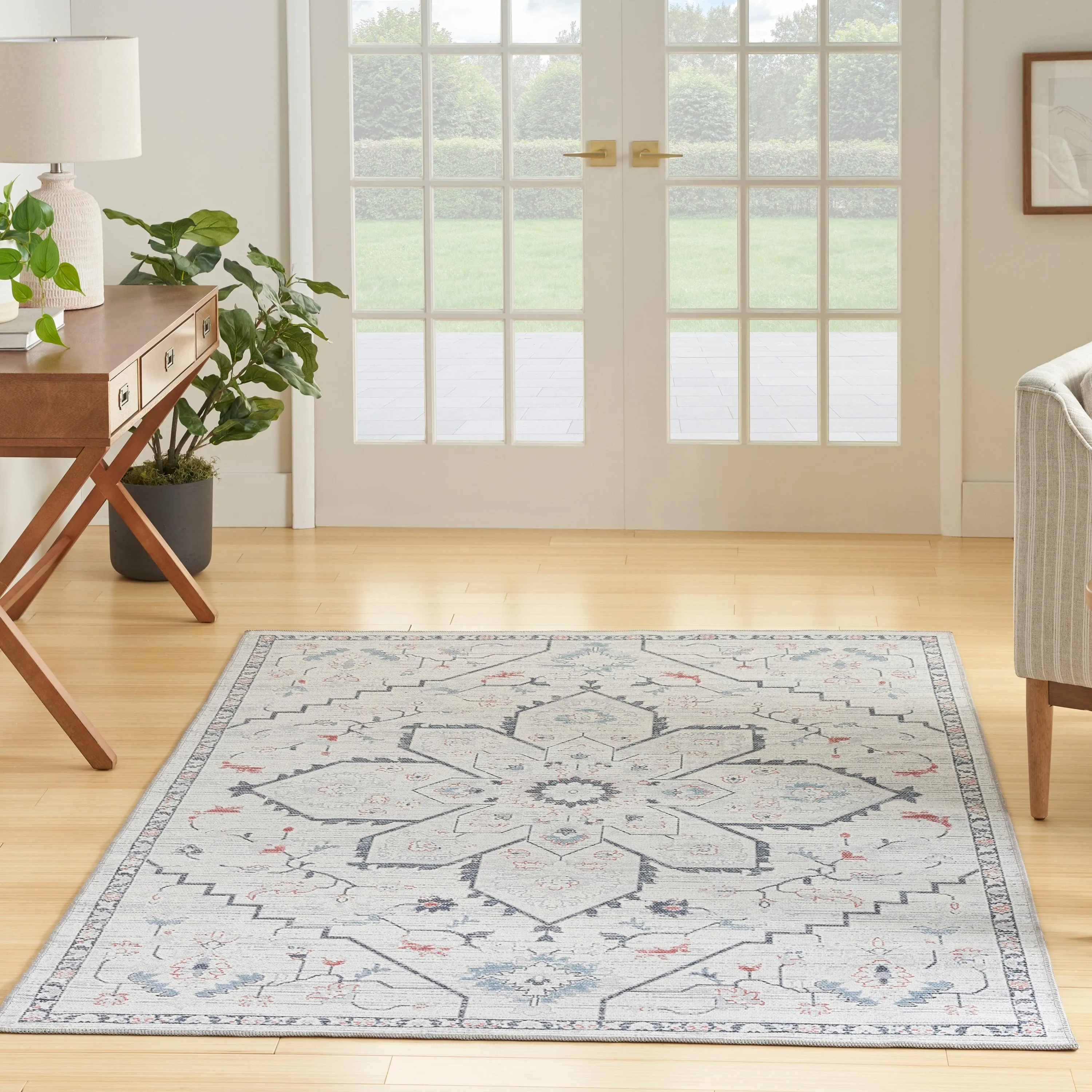 New Concept Washables Indoor only Persian Machine Washable Area Rug