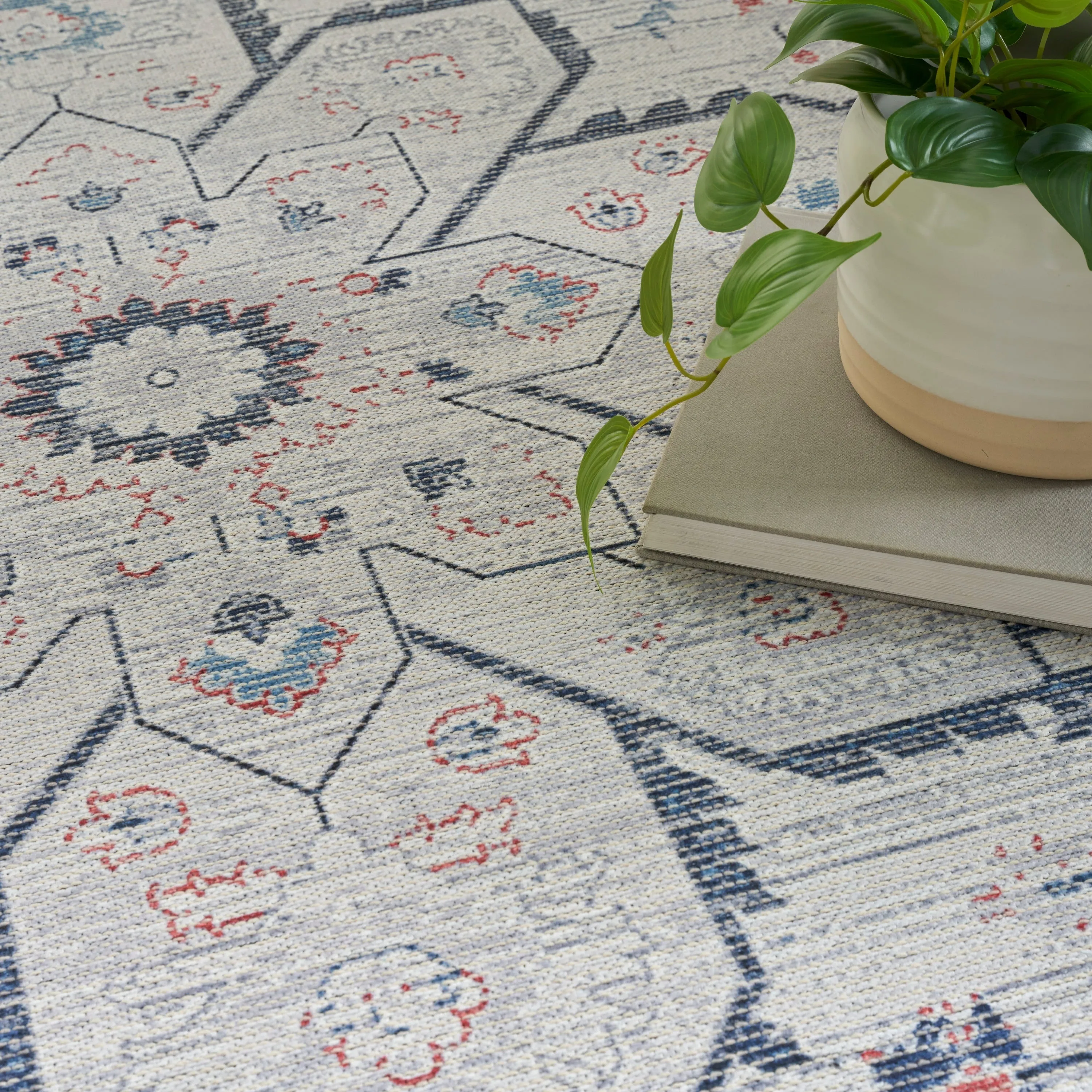 New Concept Washables Indoor only Persian Machine Washable Area Rug