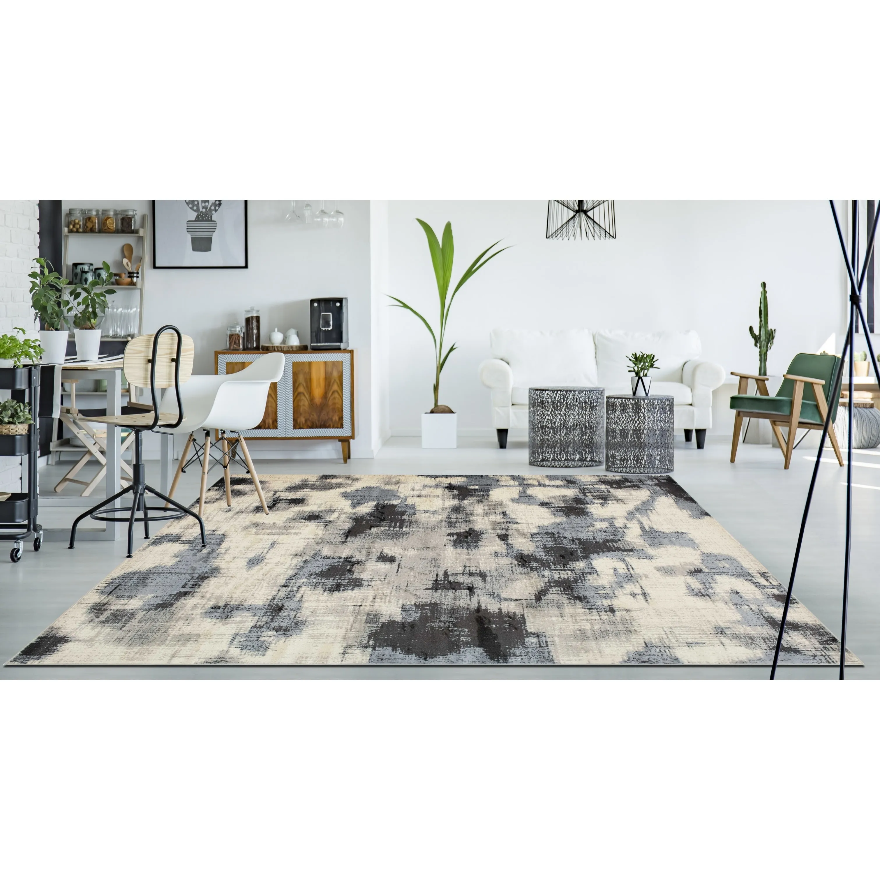Noori Rug Lagoon Carmelita Abstract Modern Multicolor Area Rug