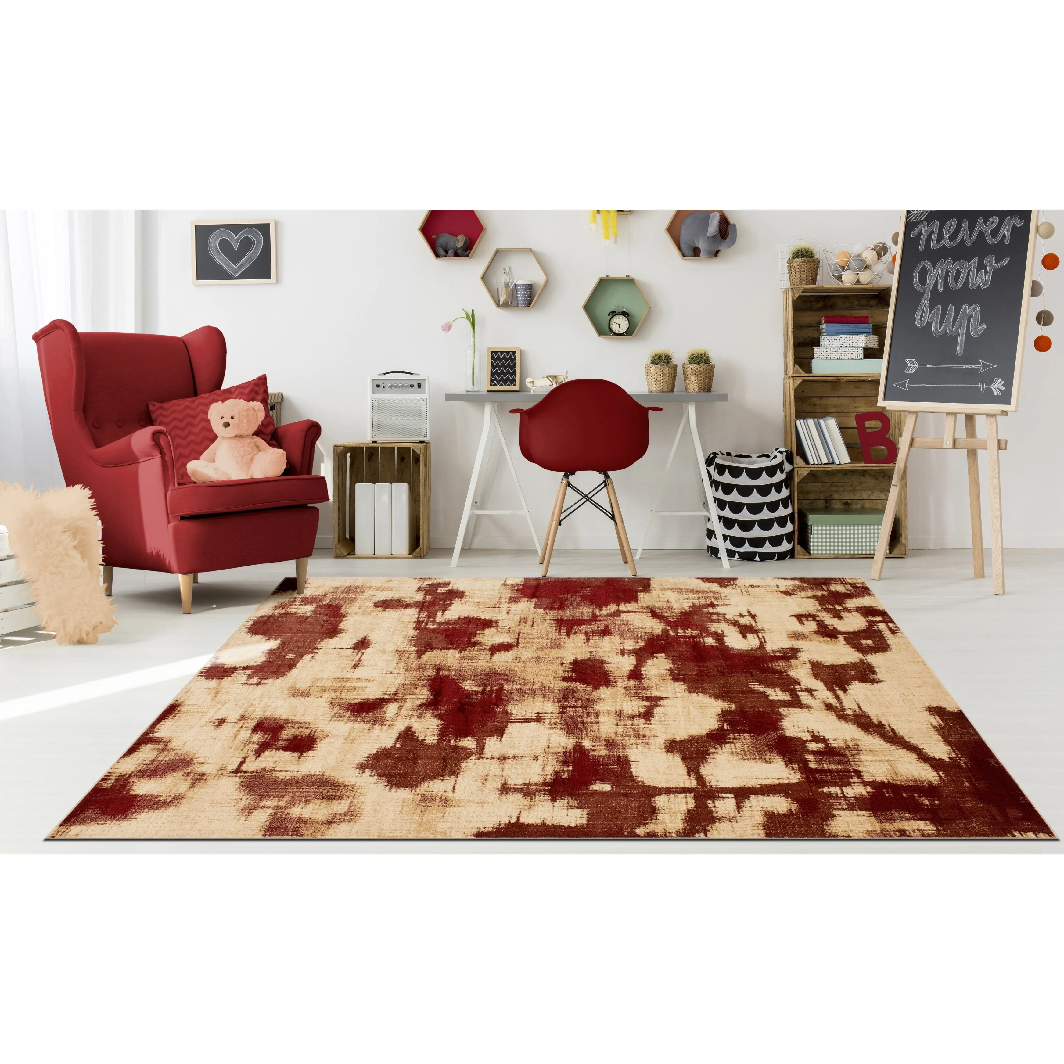 Noori Rug Lagoon Carmelita Abstract Modern Multicolor Area Rug