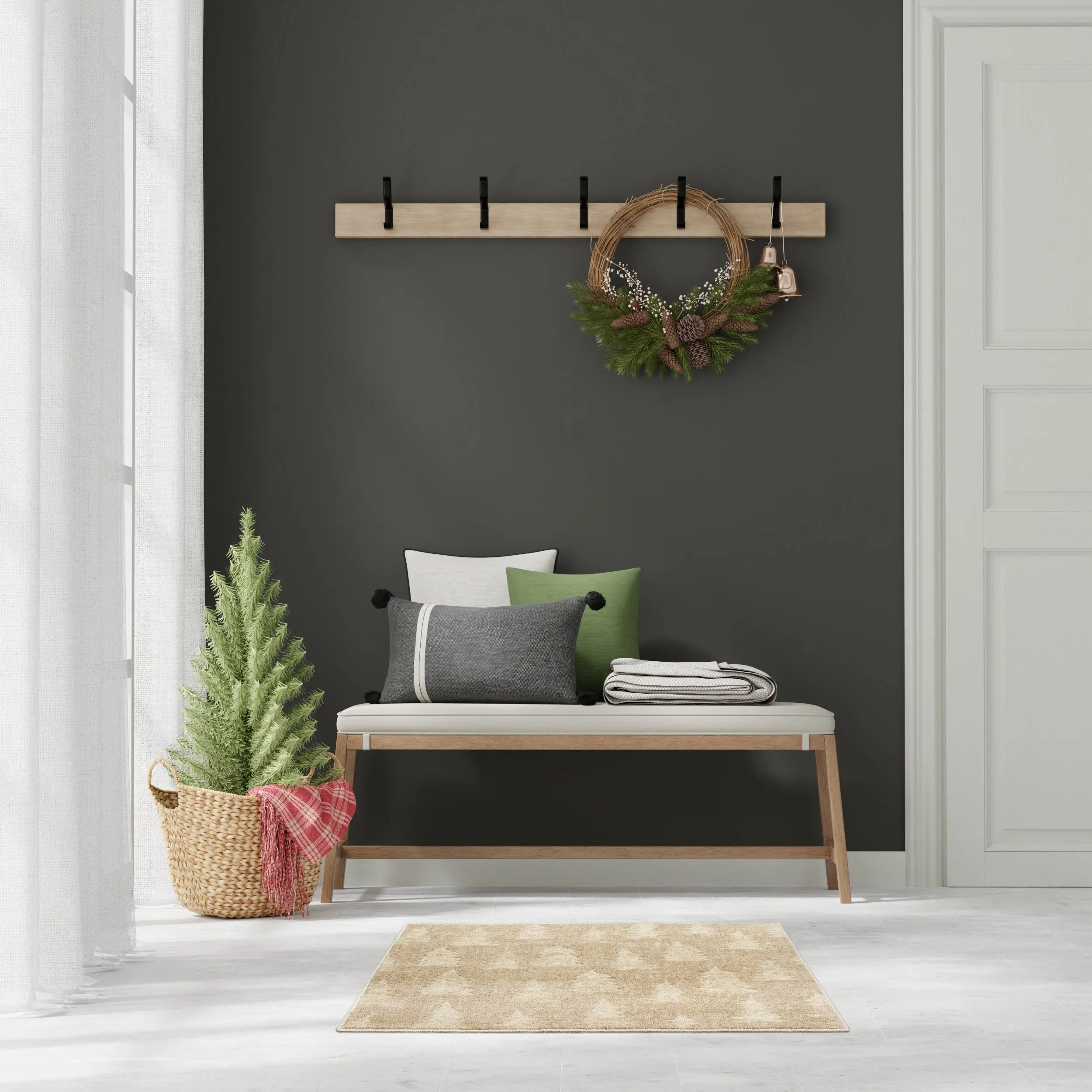 Nourison Accent Decor/Christmas Indoor Graphic Area Rug