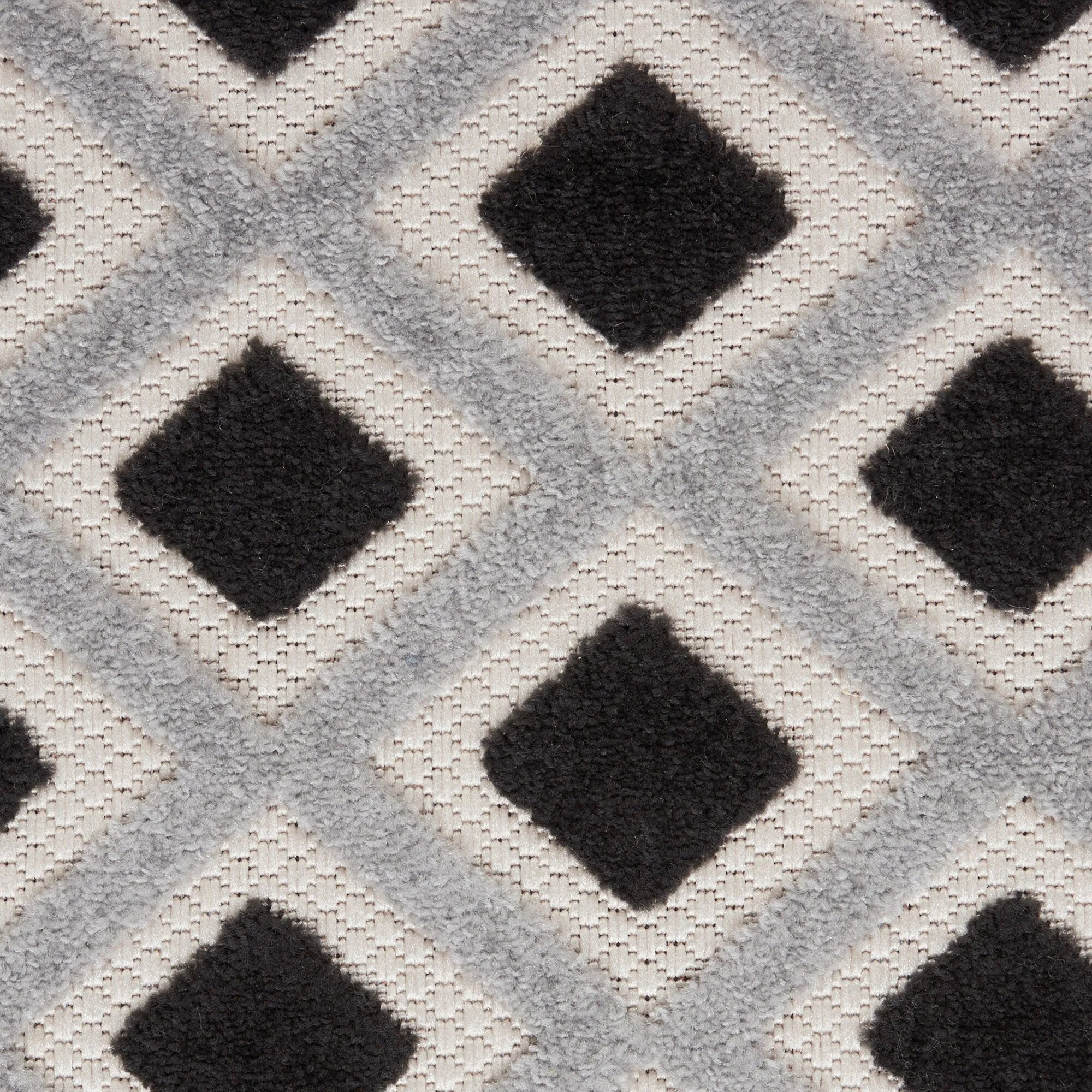 Nourison Aloha Indoor/Outdoor Modern Geometric Diamond Area Rug