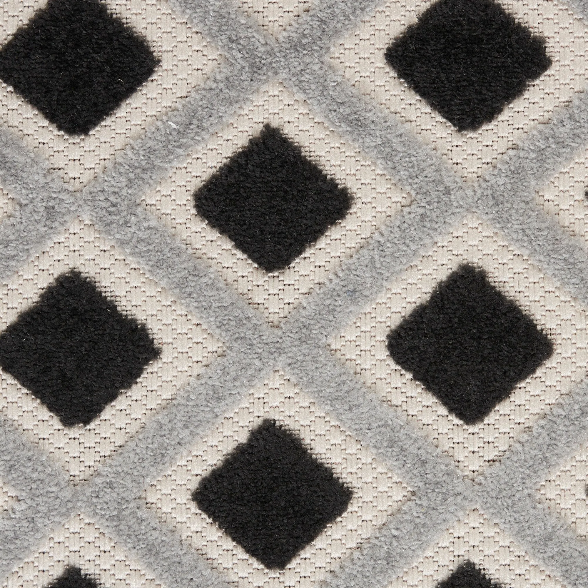 Nourison Aloha Indoor/Outdoor Modern Geometric Diamond Area Rug