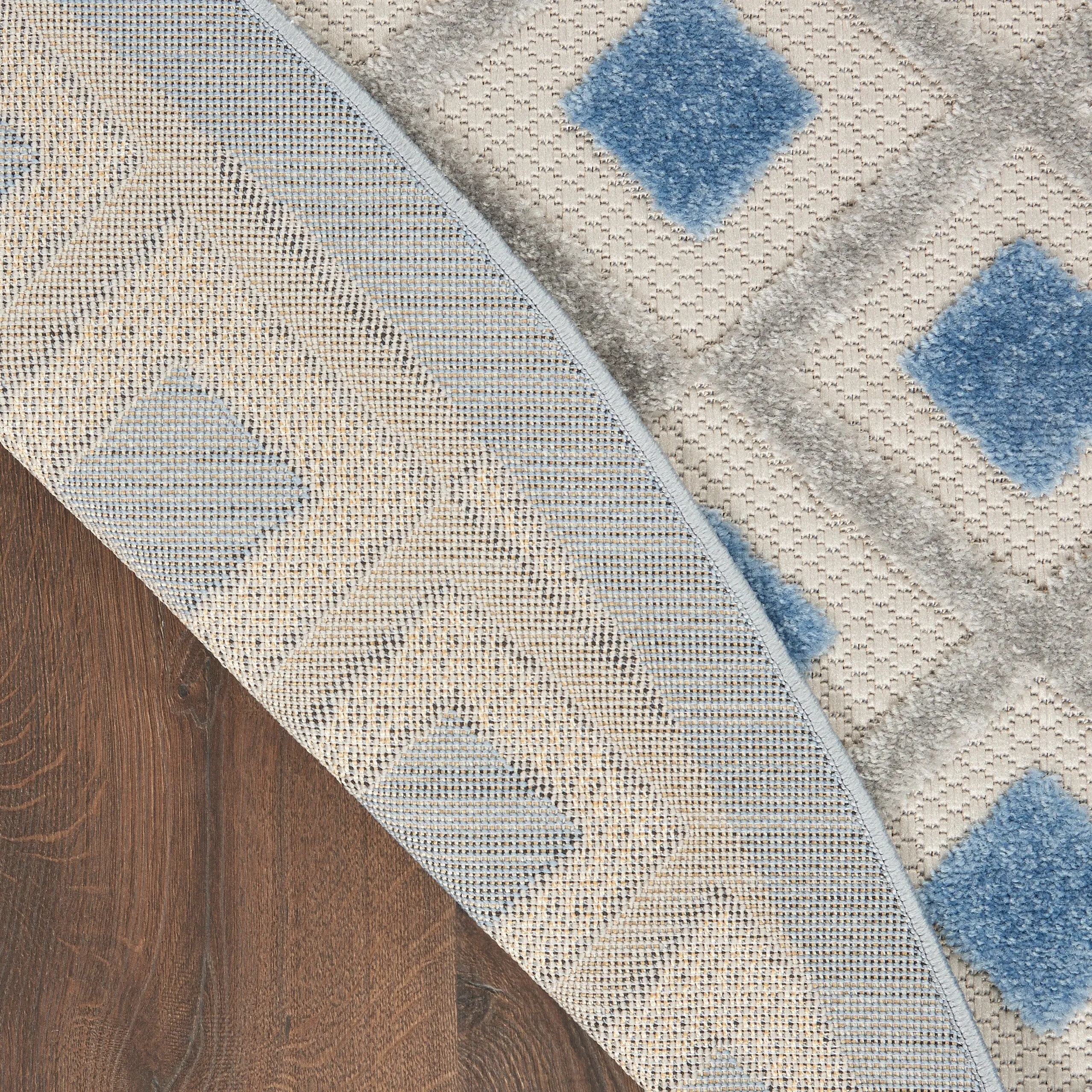 Nourison Aloha Indoor/Outdoor Modern Geometric Diamond Area Rug