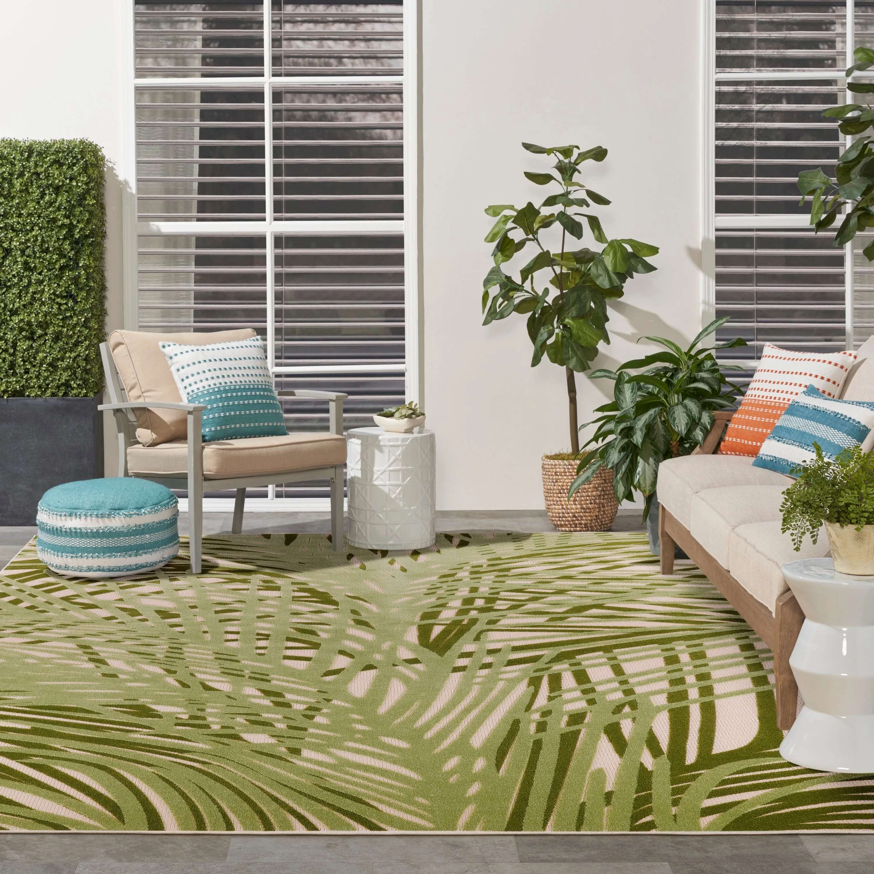Nourison Aloha Indoor/Outdoor Nature Area Rug
