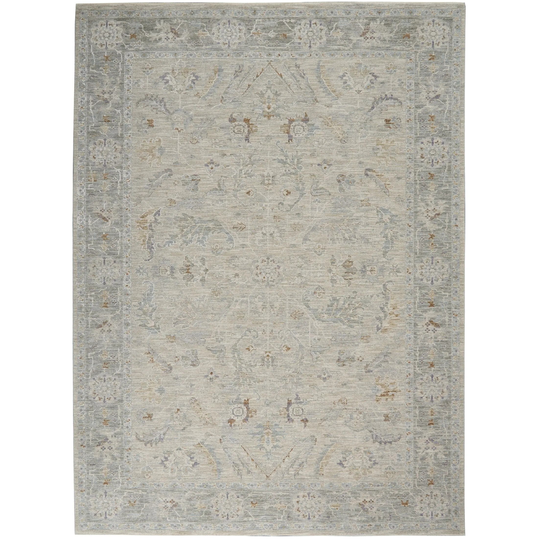 Nourison Asher Indoor only Persian Floral Medallion Area Rug