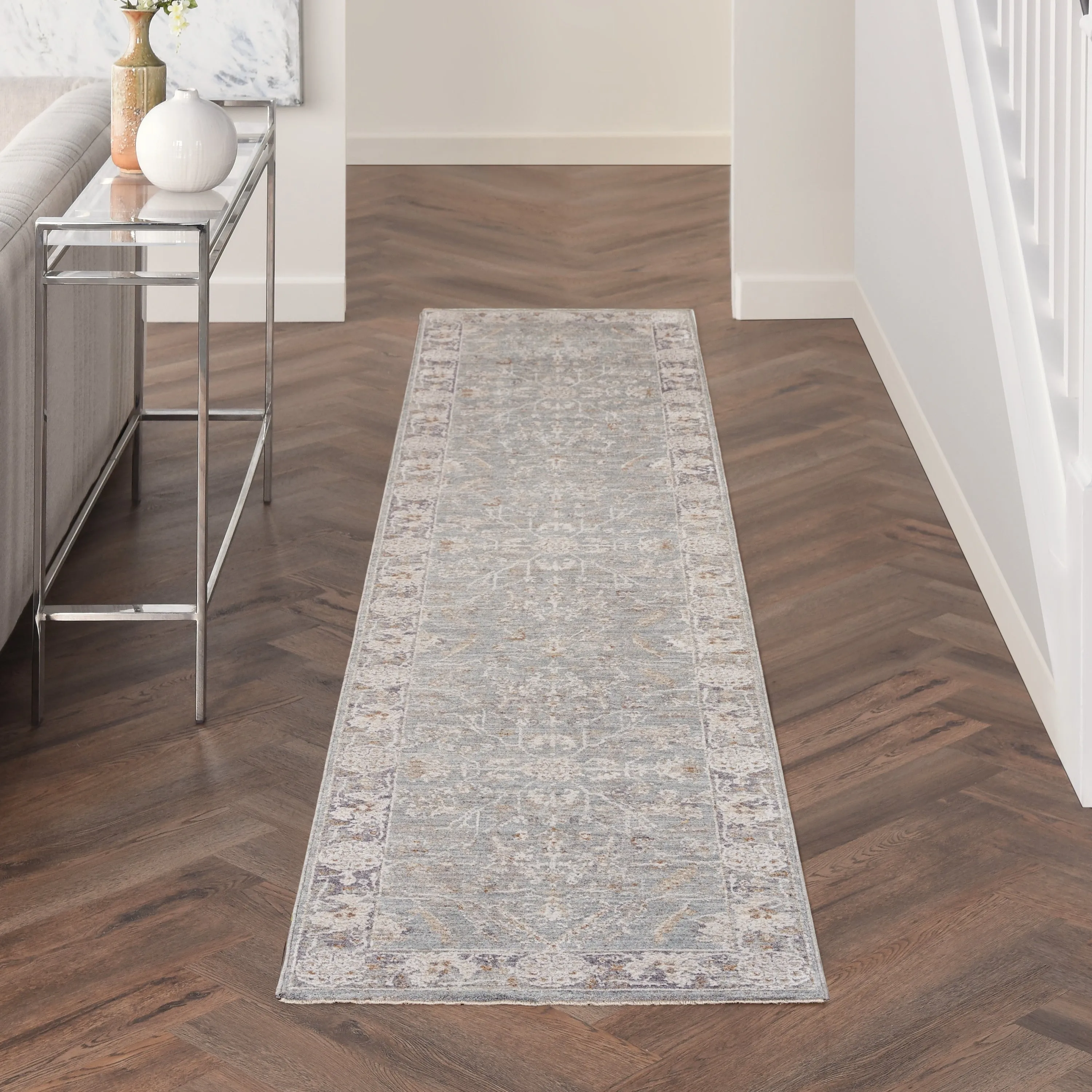 Nourison Asher Indoor only Persian Floral Medallion Area Rug