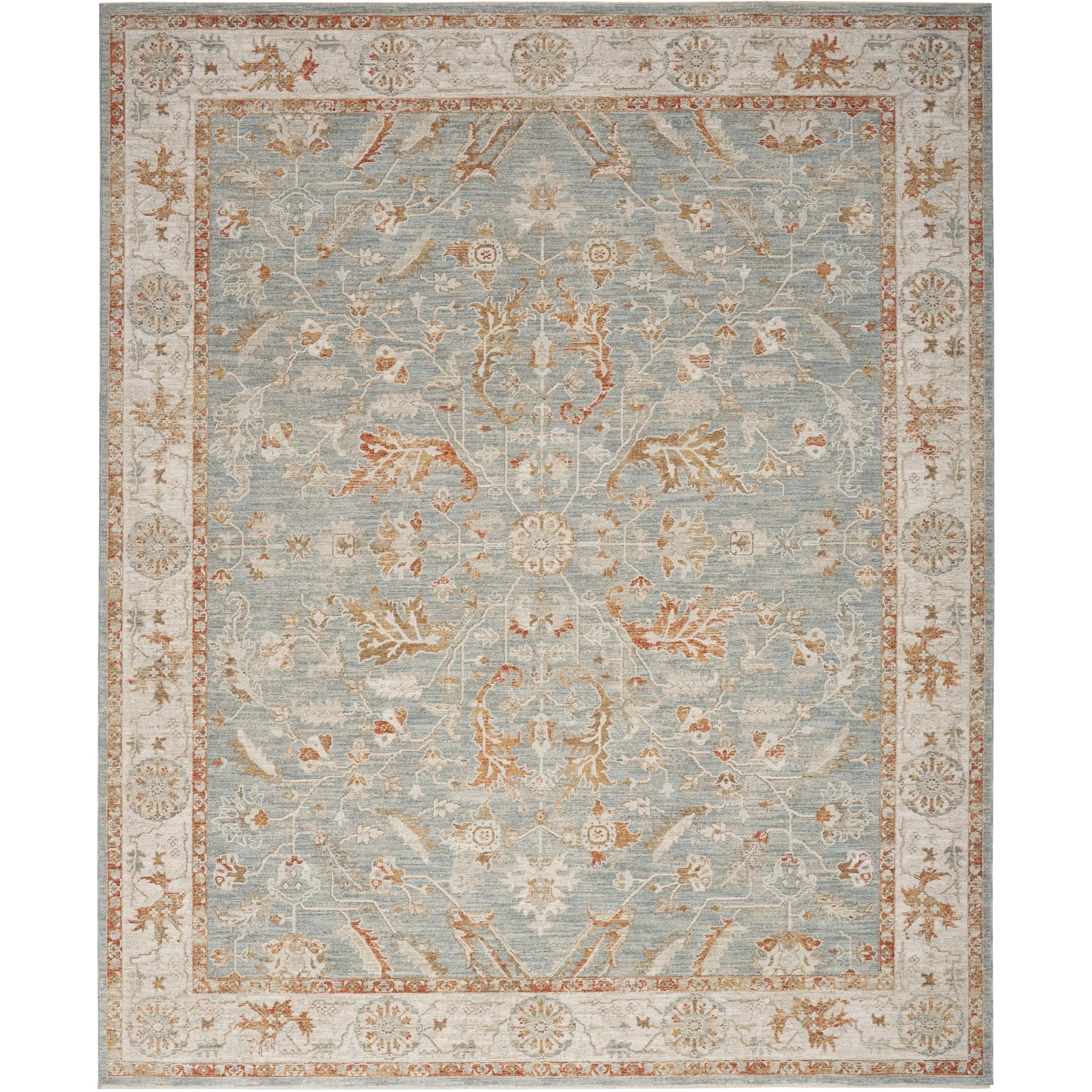 Nourison Asher Indoor only Persian Floral Medallion Area Rug