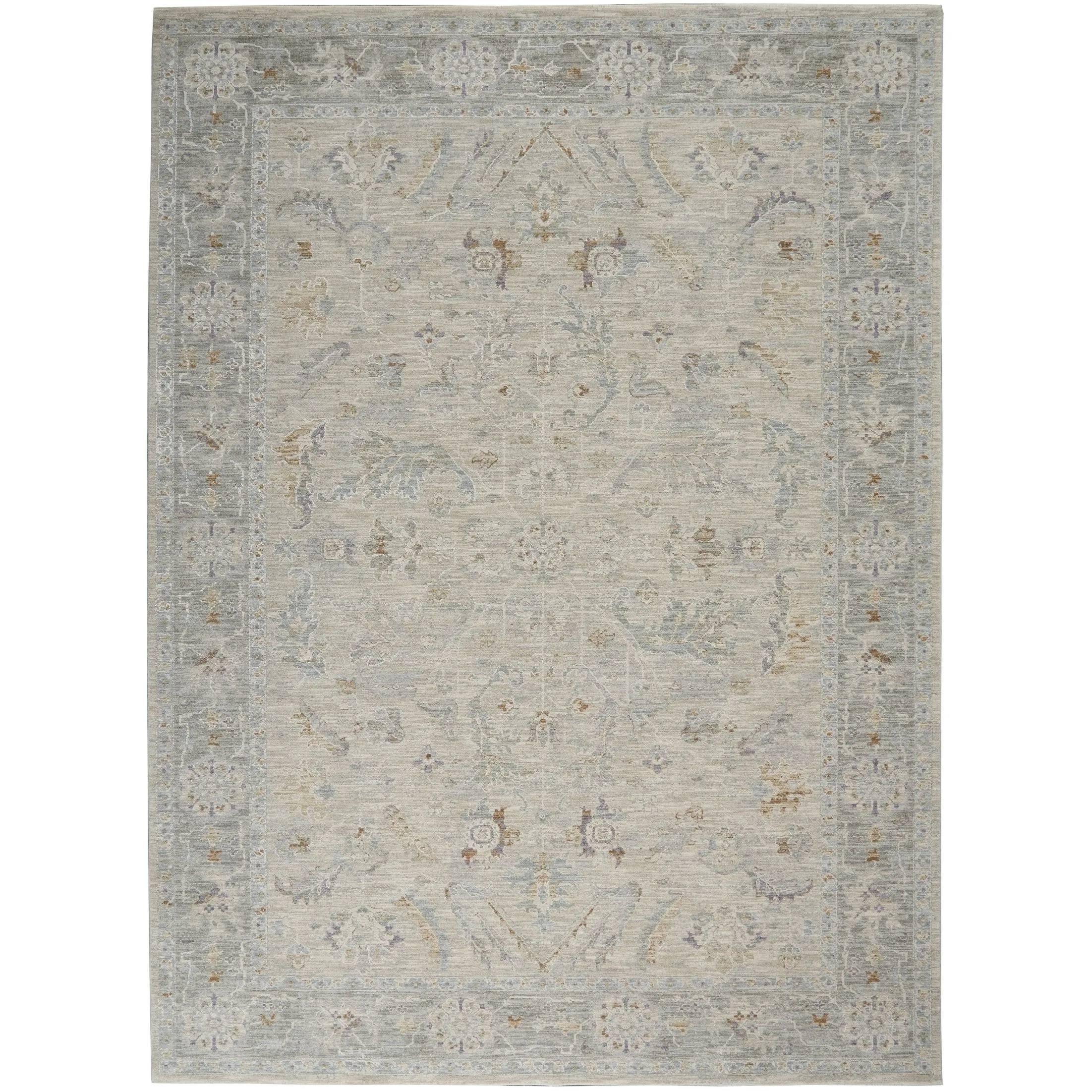 Nourison Asher Indoor only Persian Floral Medallion Area Rug