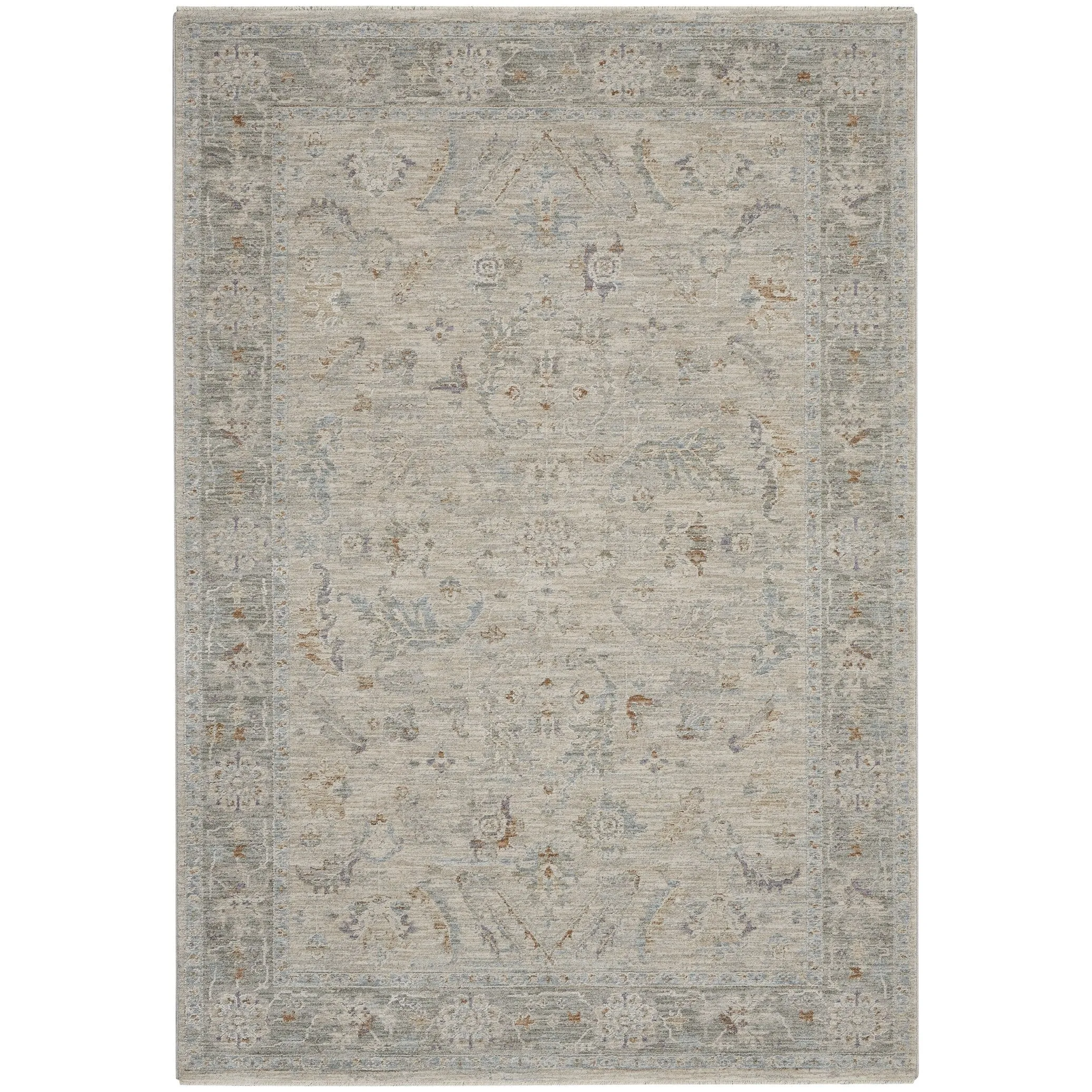 Nourison Asher Indoor only Persian Floral Medallion Area Rug