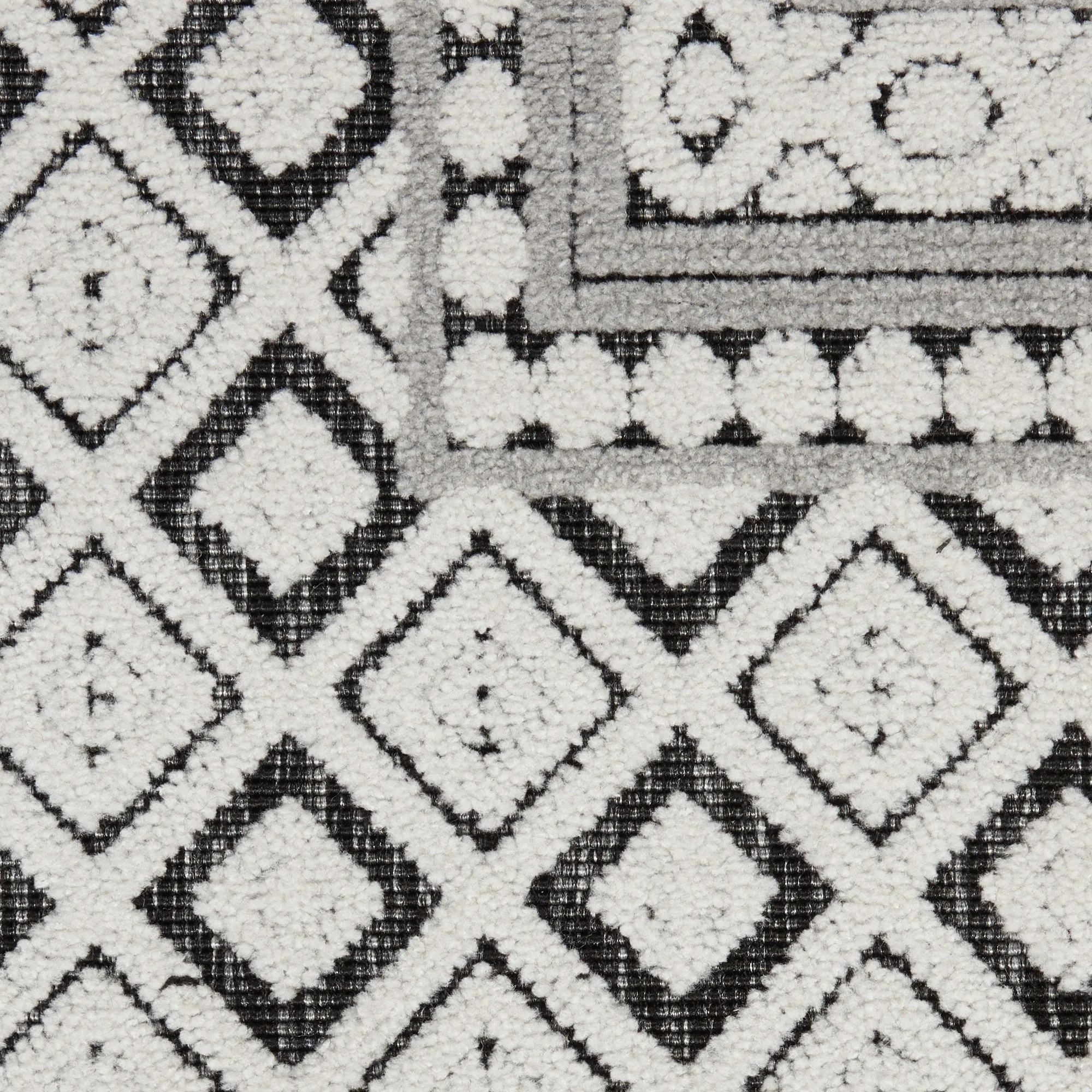 Nourison Calobra Moroccan Tile Bordered Indoor Outdoor Area Rug