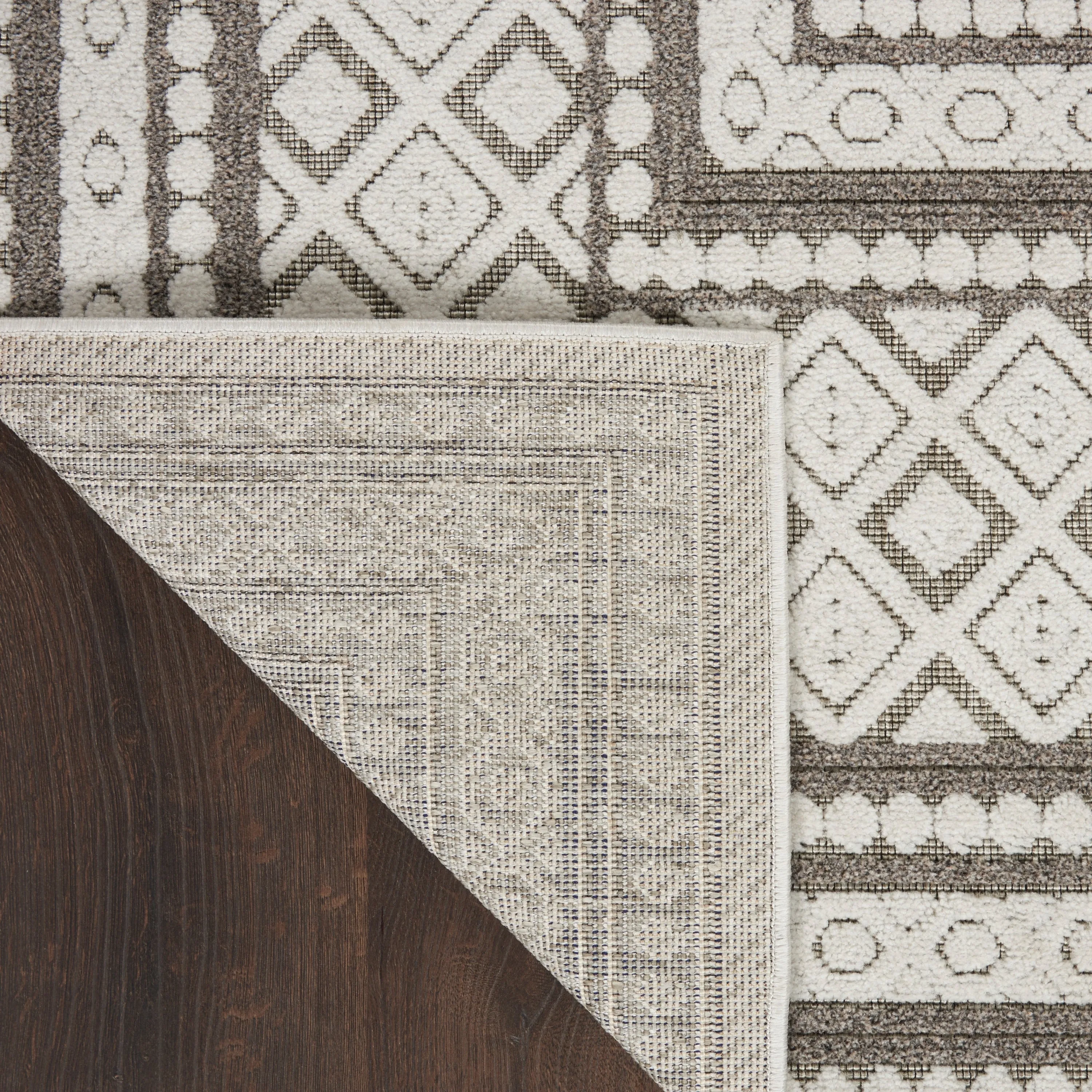 Nourison Calobra Moroccan Tile Bordered Indoor Outdoor Area Rug