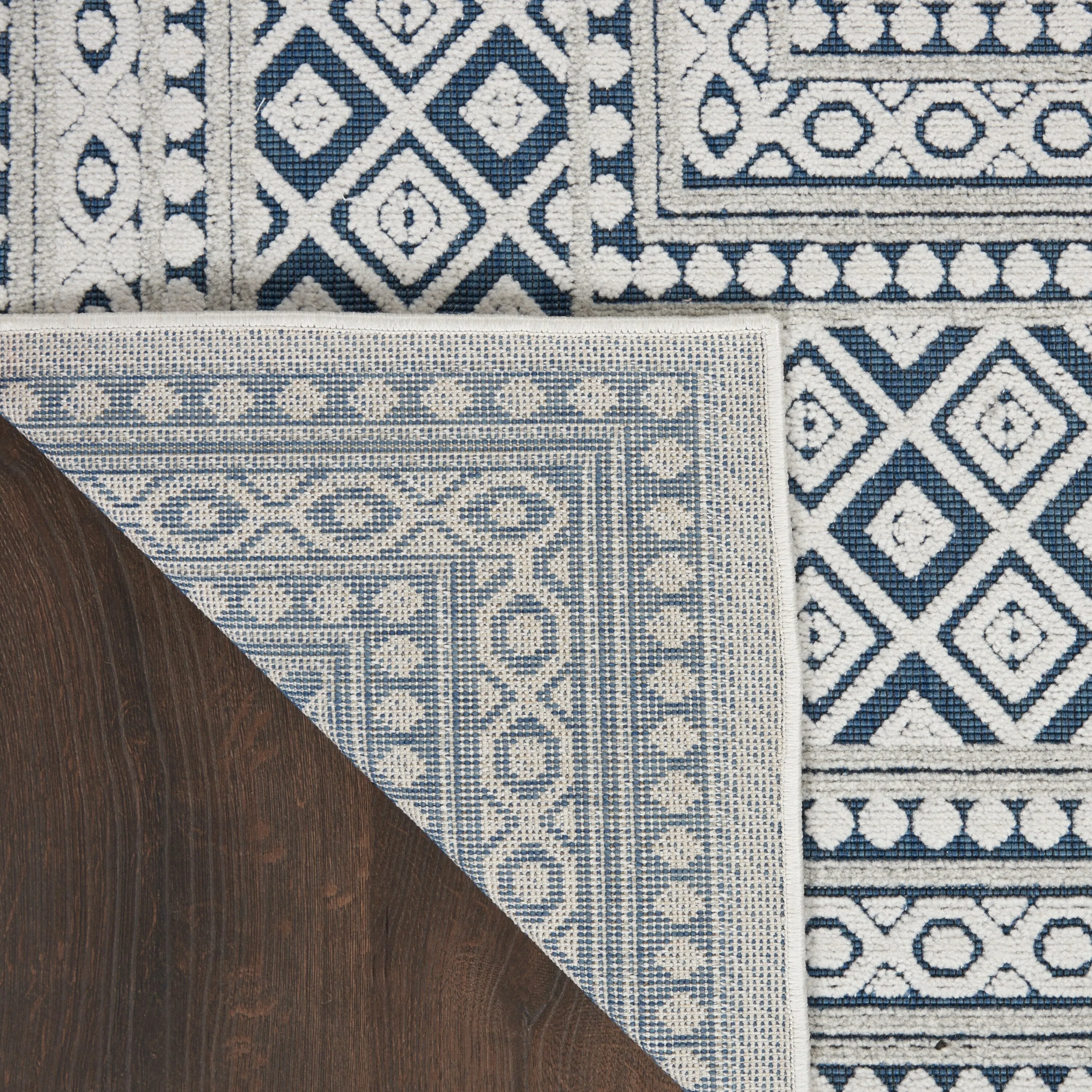 Nourison Calobra Moroccan Tile Bordered Indoor Outdoor Area Rug