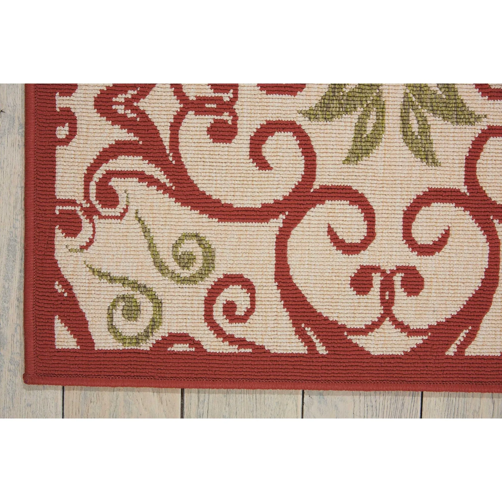 Nourison Caribbean Floral Geometric Indoor/Outdoor Area Rug