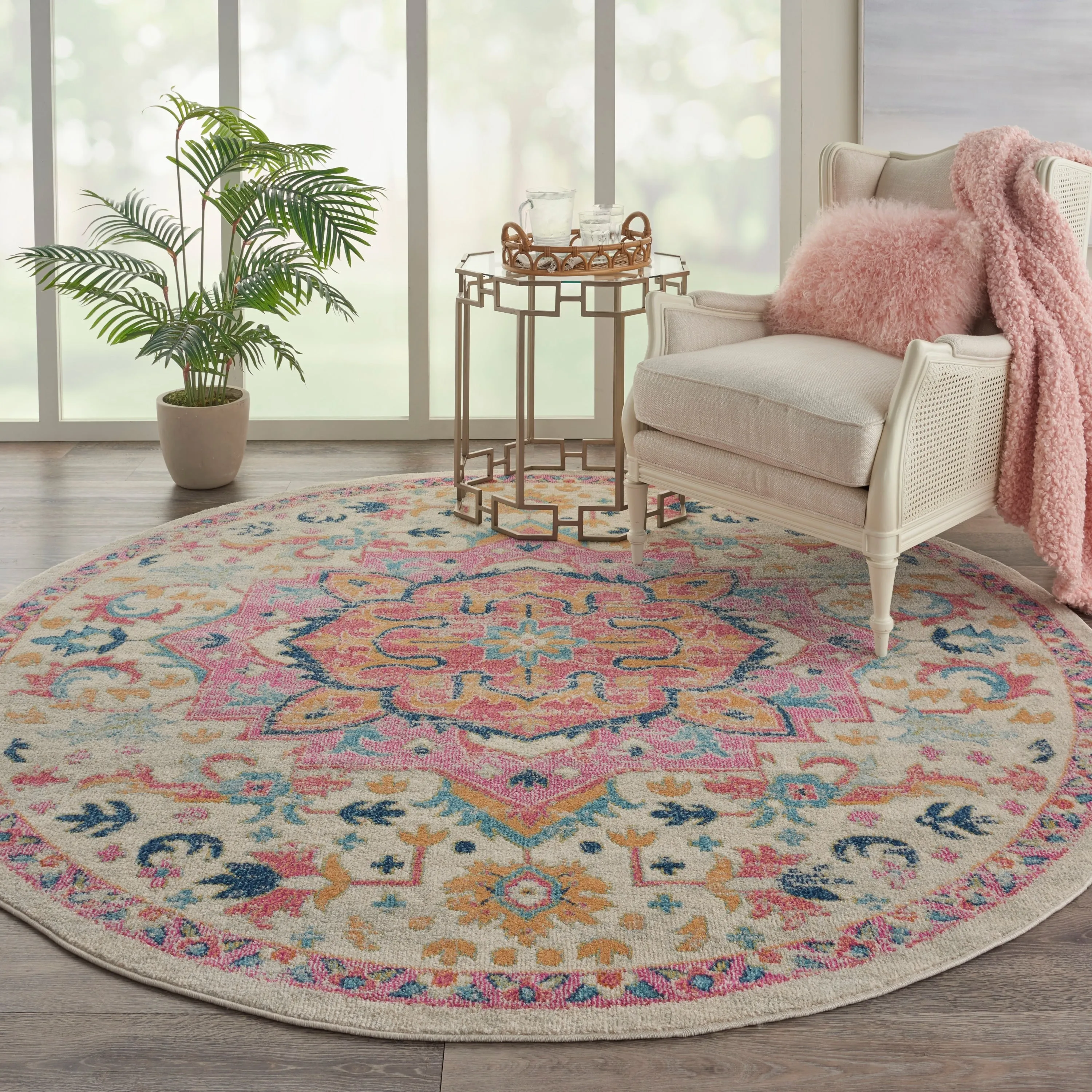 Nourison Cayuga Abstract Medallion Area Rug