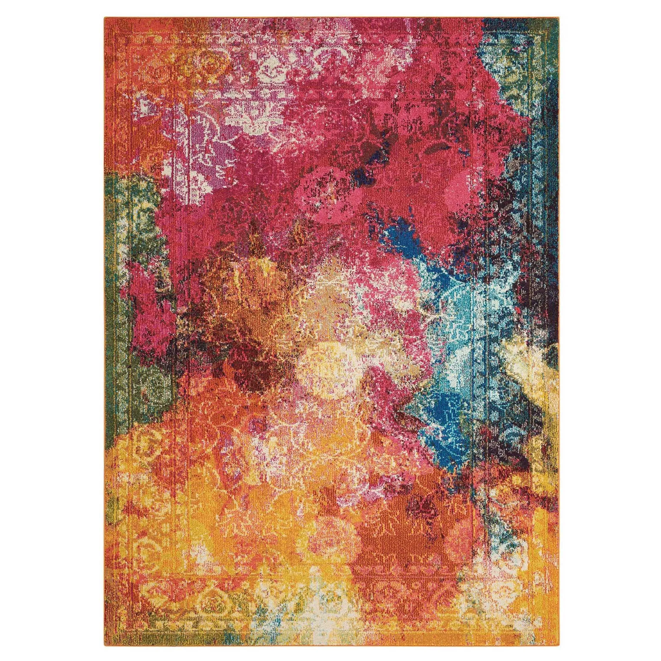 Nourison Celestial Abstract Colorful Area Rug