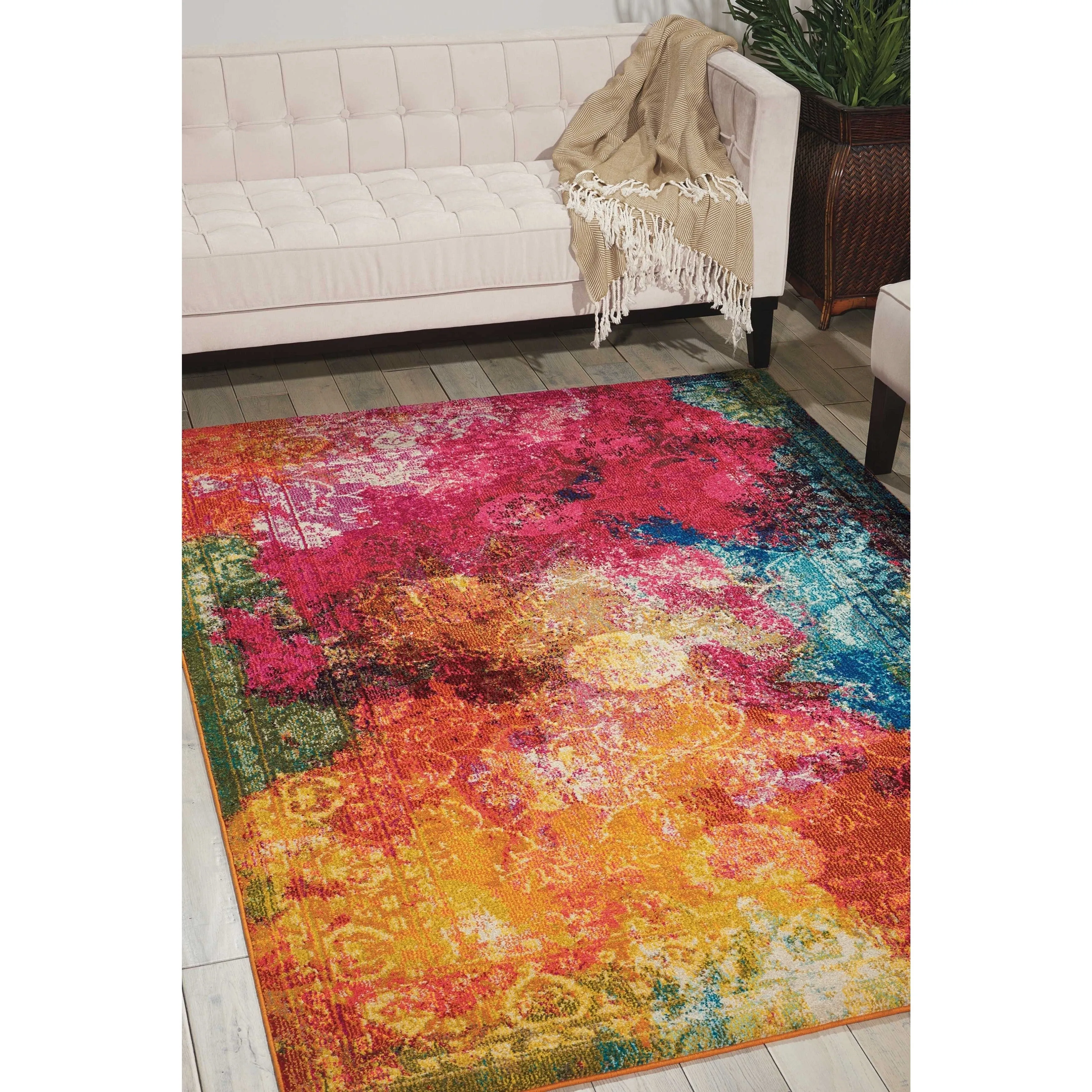 Nourison Celestial Abstract Colorful Area Rug