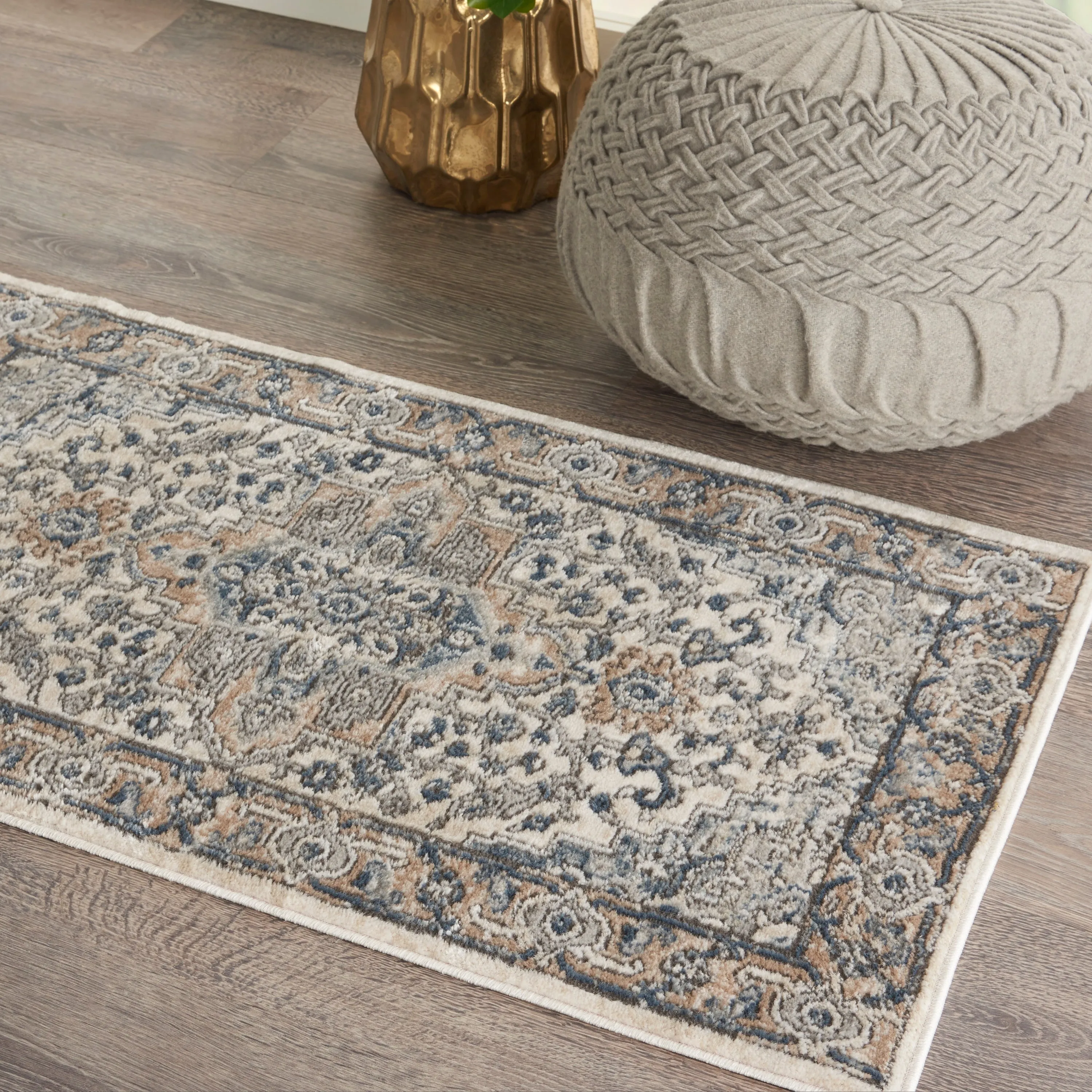 Nourison Concerto Classic Persian Medallion Area Rug.