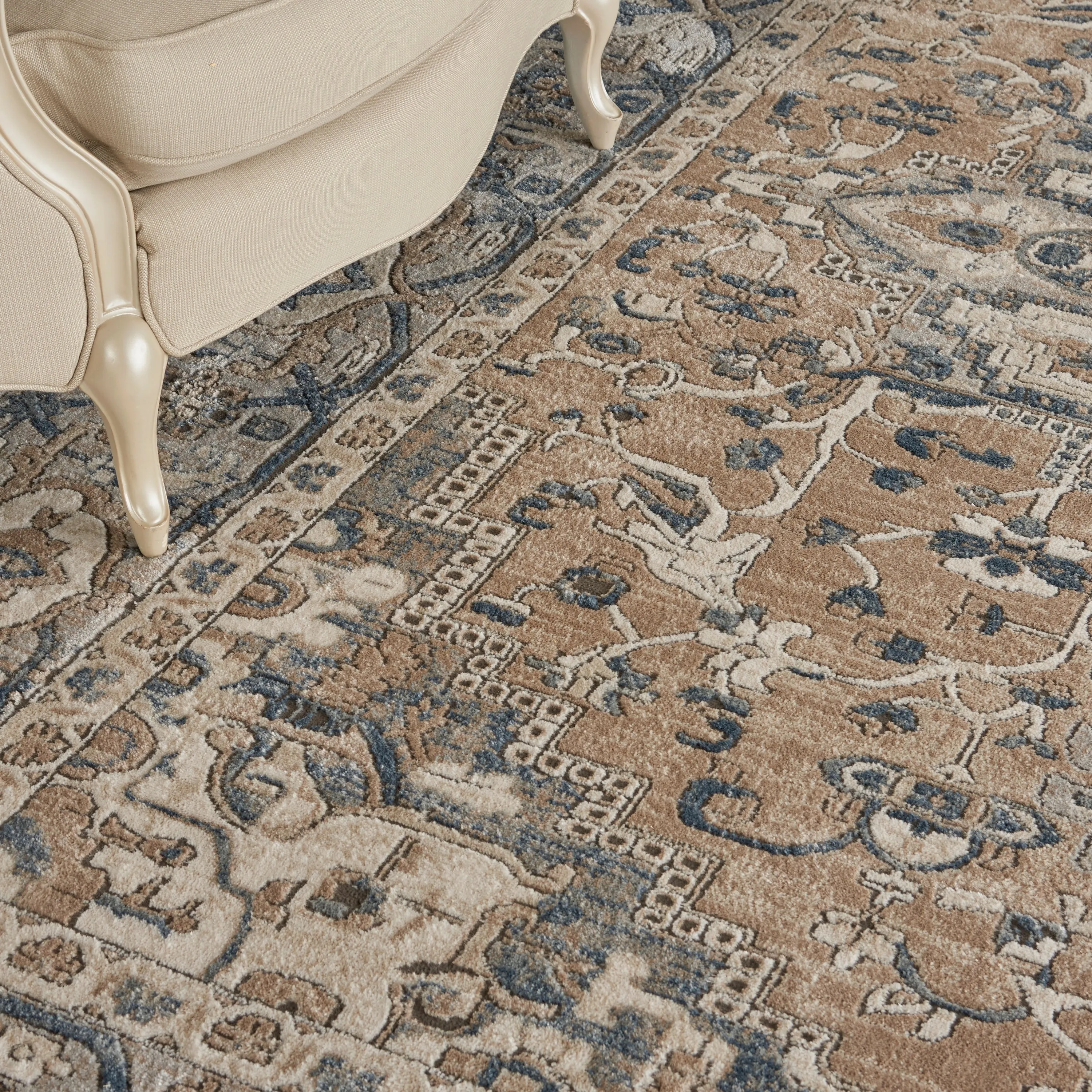 Nourison Concerto Classic Persian Medallion Area Rug.