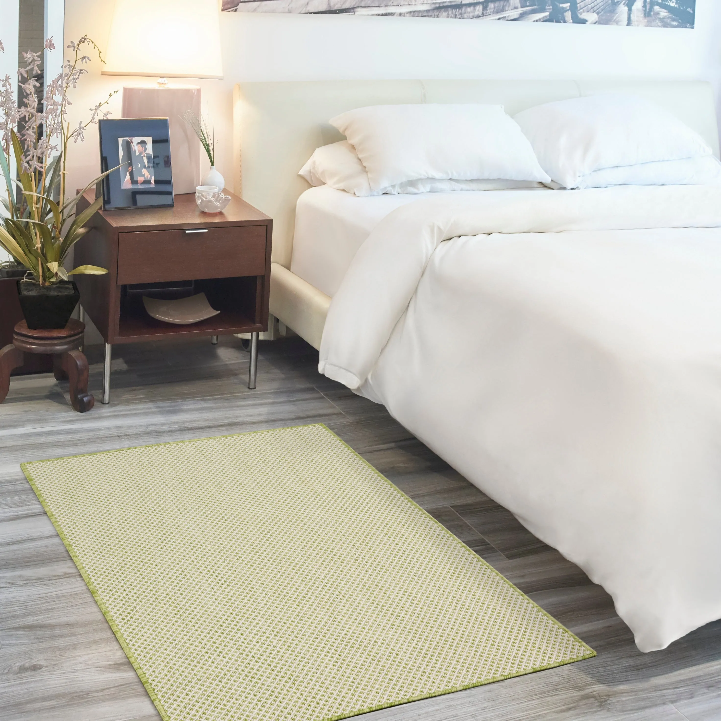 Nourison Courtyard Indoor/Outdoor Modern Geometric Area Rug