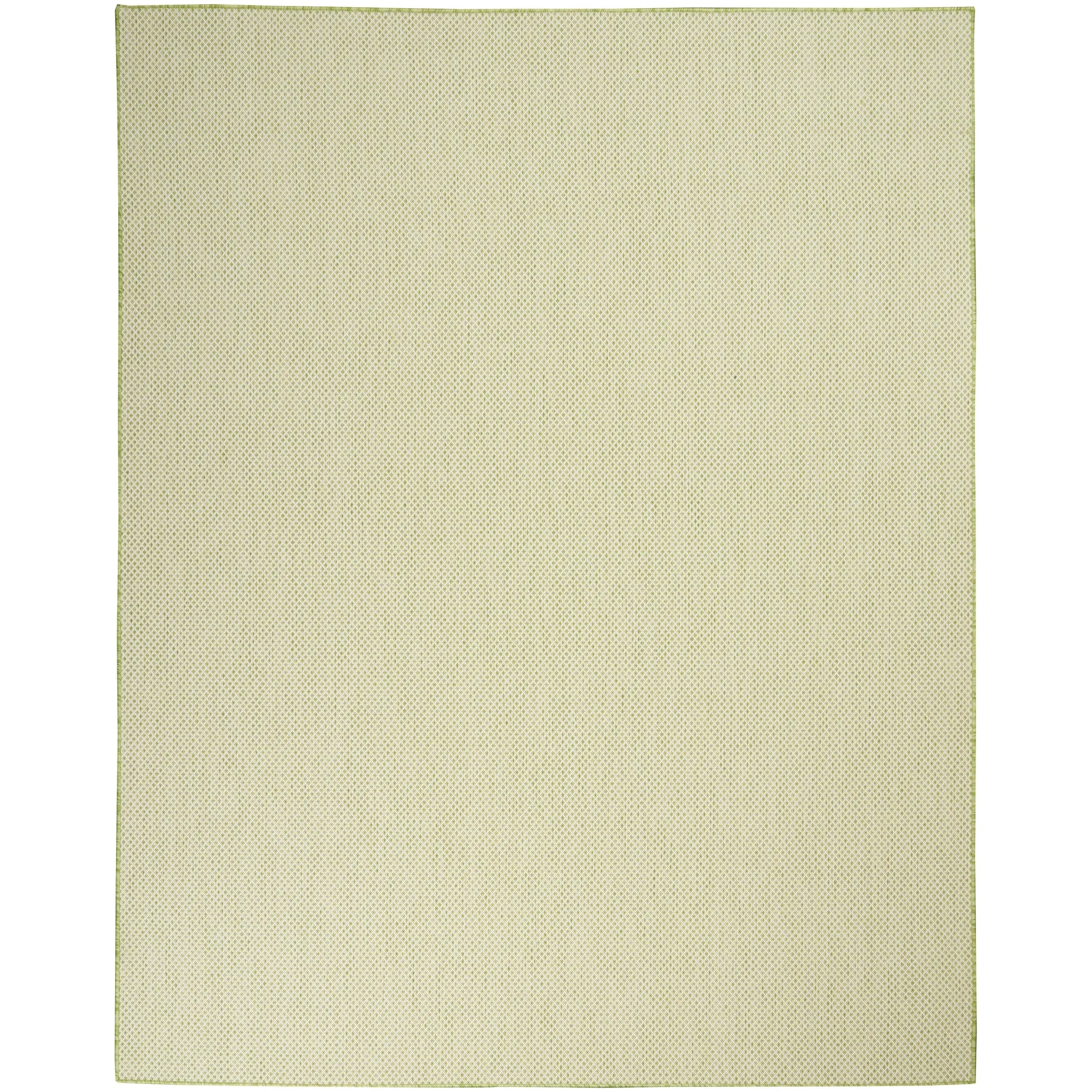 Nourison Courtyard Indoor/Outdoor Modern Geometric Area Rug