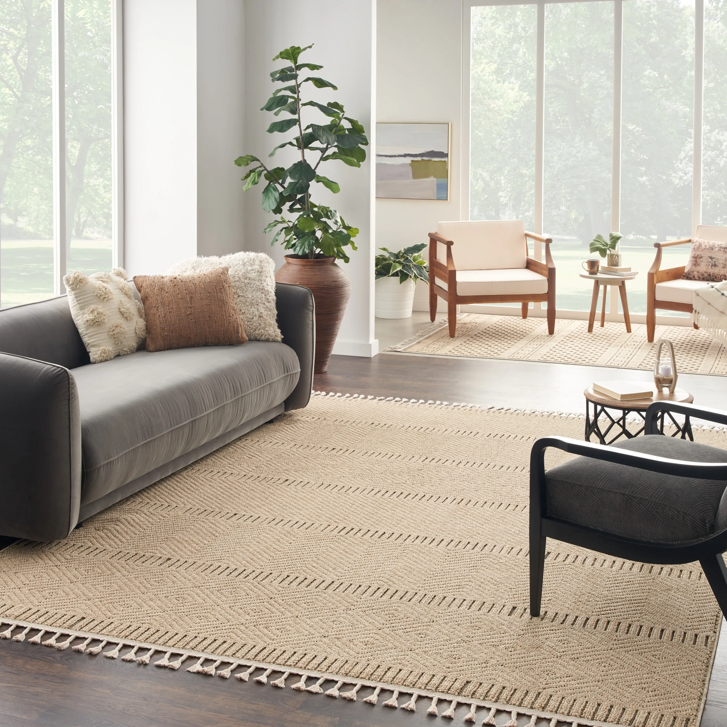 Nourison Elwood Moroccan Geometric Area Rug