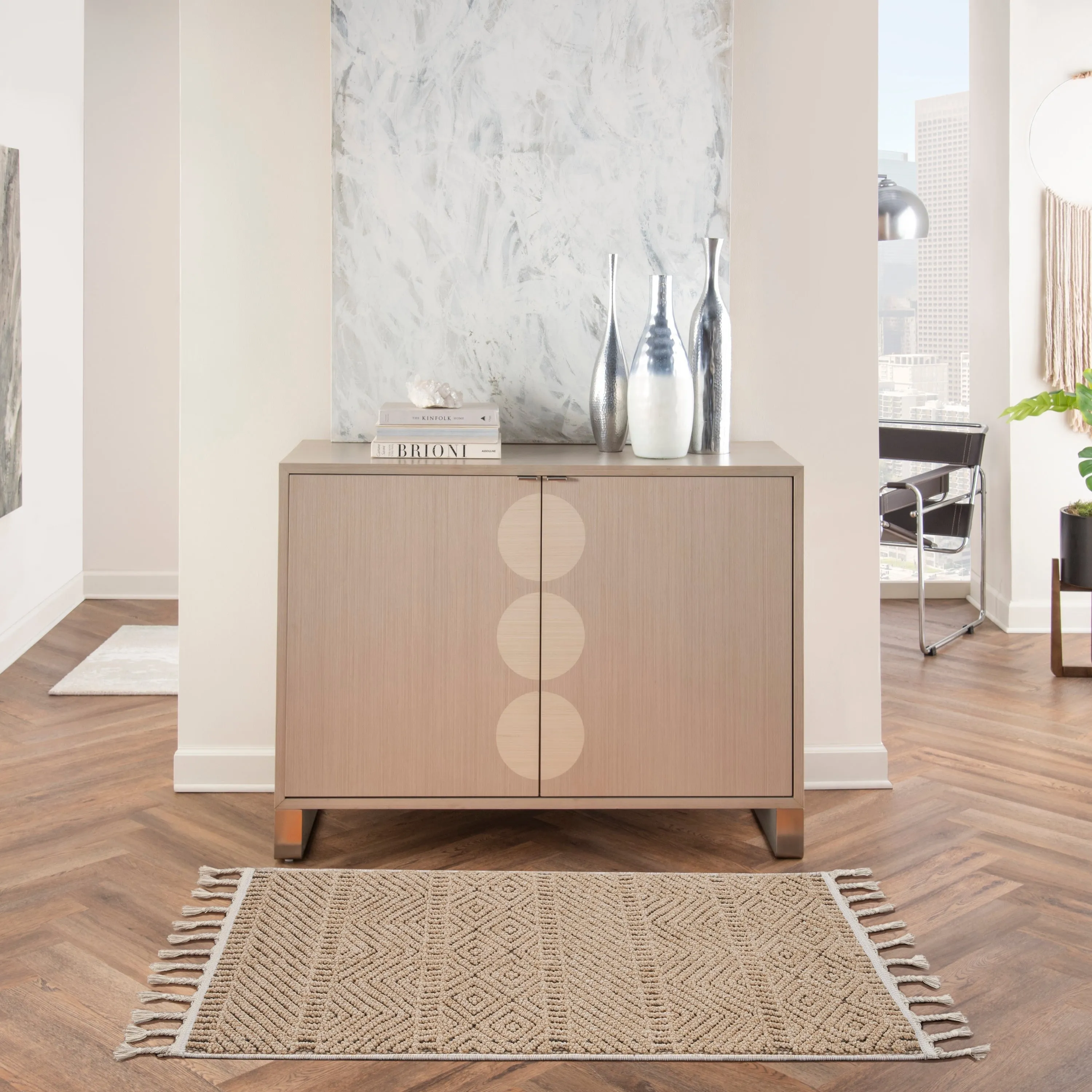 Nourison Elwood Moroccan Geometric Area Rug