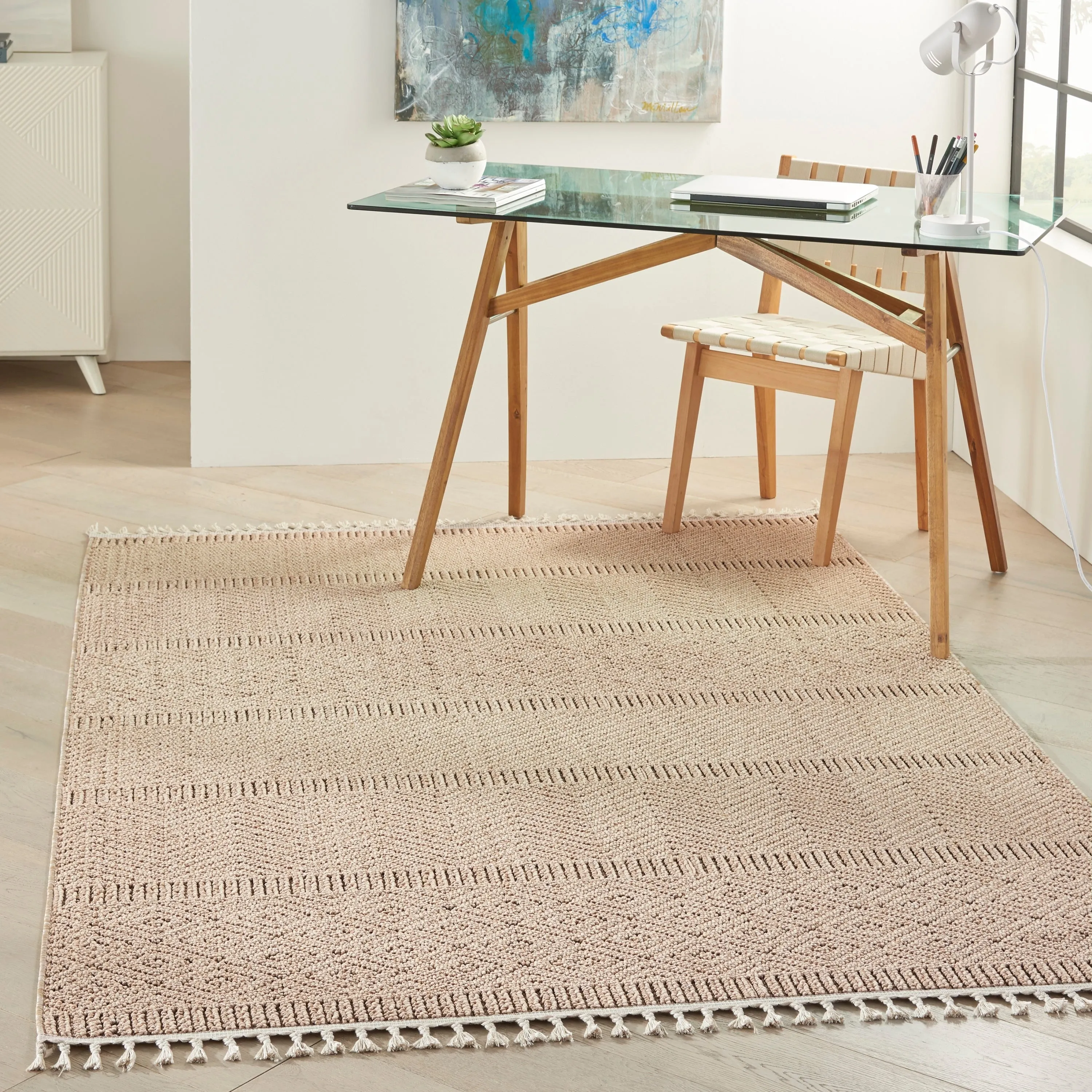 Nourison Elwood Moroccan Geometric Area Rug