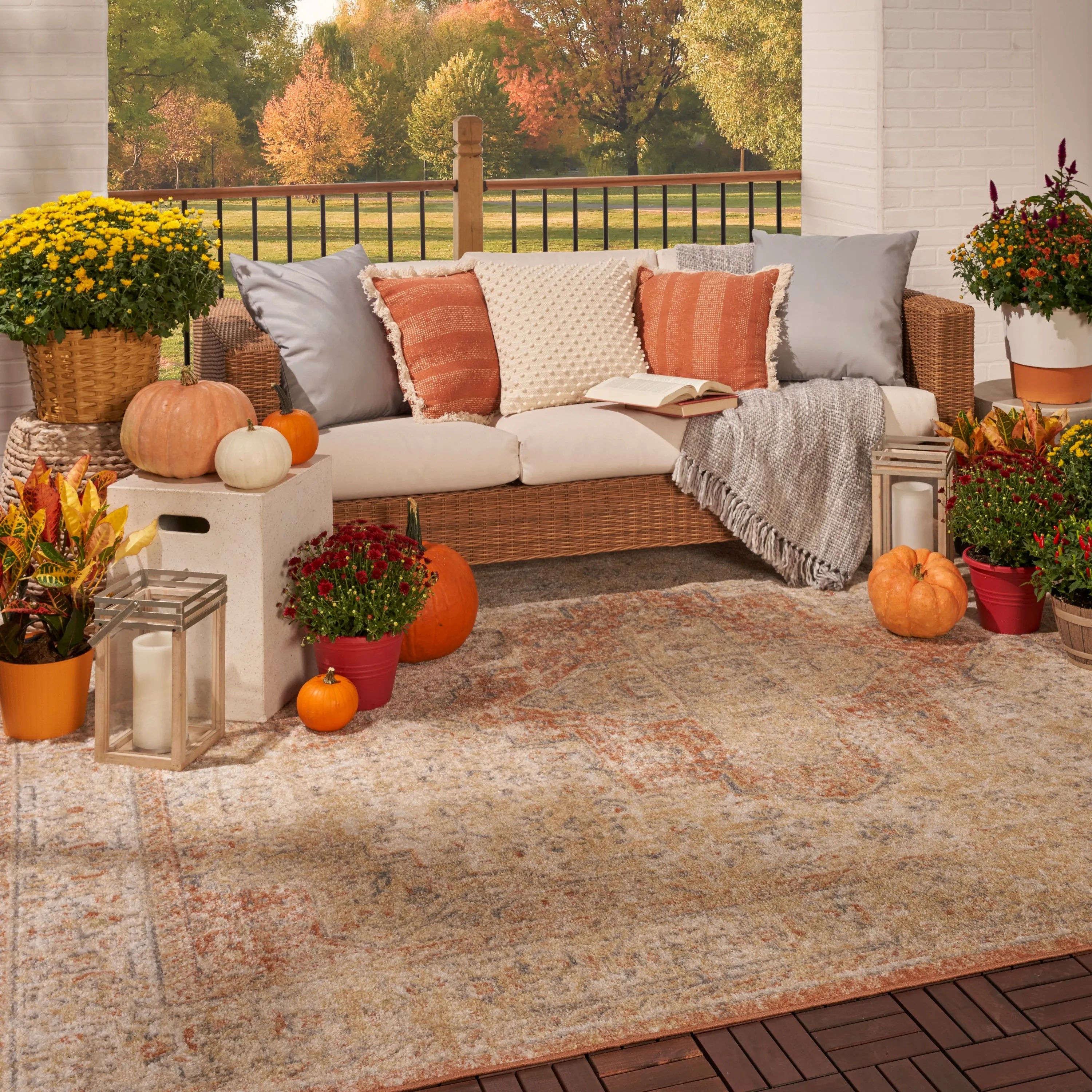 Nourison Essentials Persian Indoor/Outdoor Area Rug