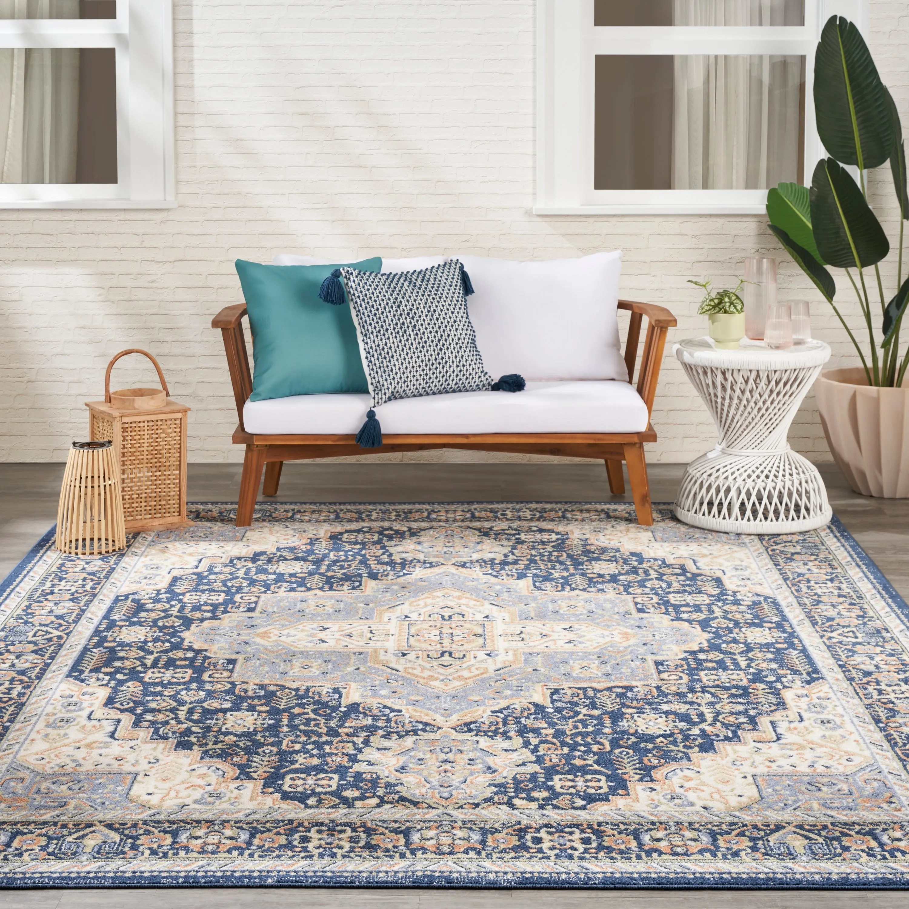 Nourison Essentials Persian Indoor/Outdoor Area Rug