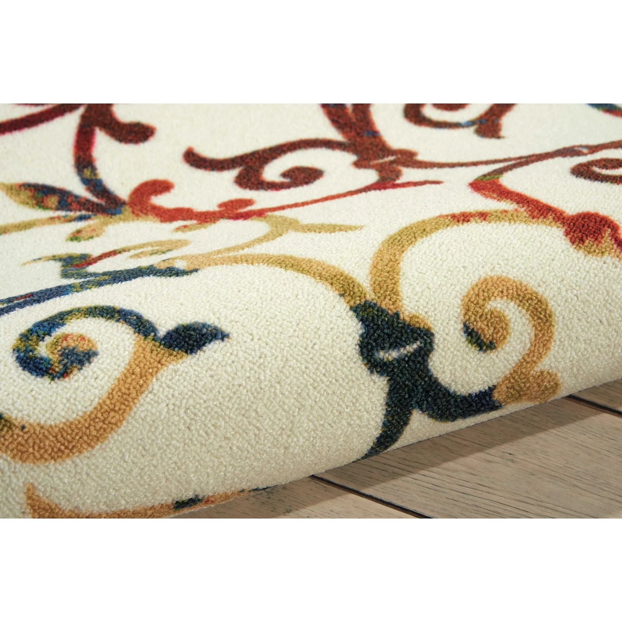 Nourison Geometric Trellis Indoor/ Outdoor Area Rug