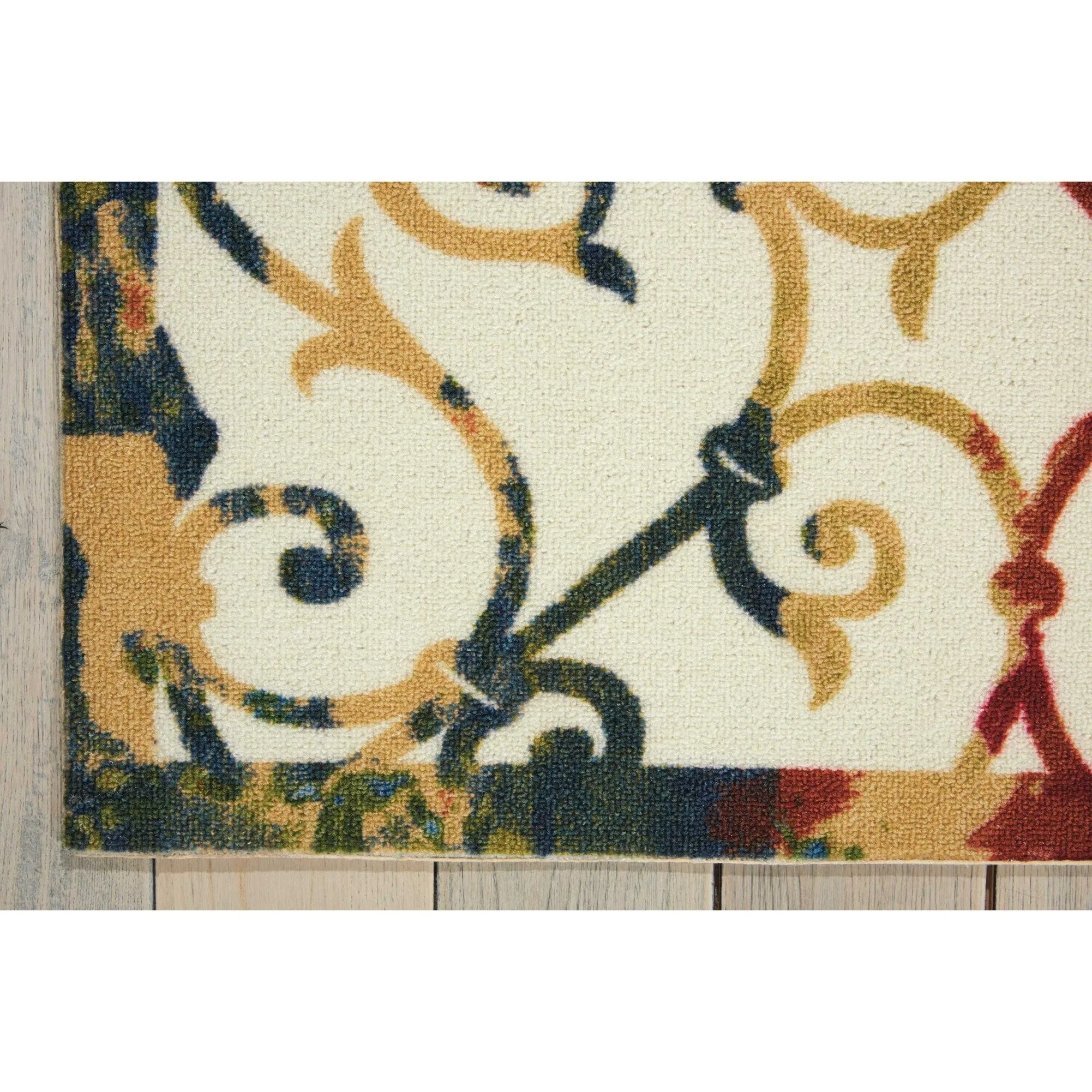 Nourison Geometric Trellis Indoor/ Outdoor Area Rug