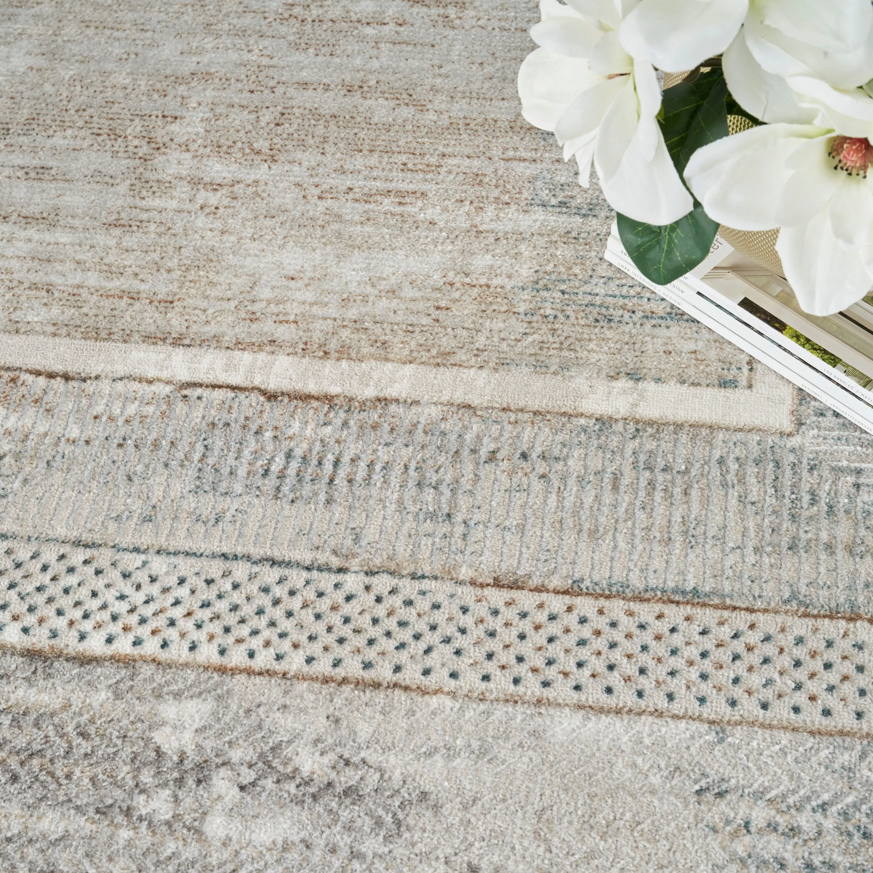 Nourison Glam Indoor Geometric Area Rug