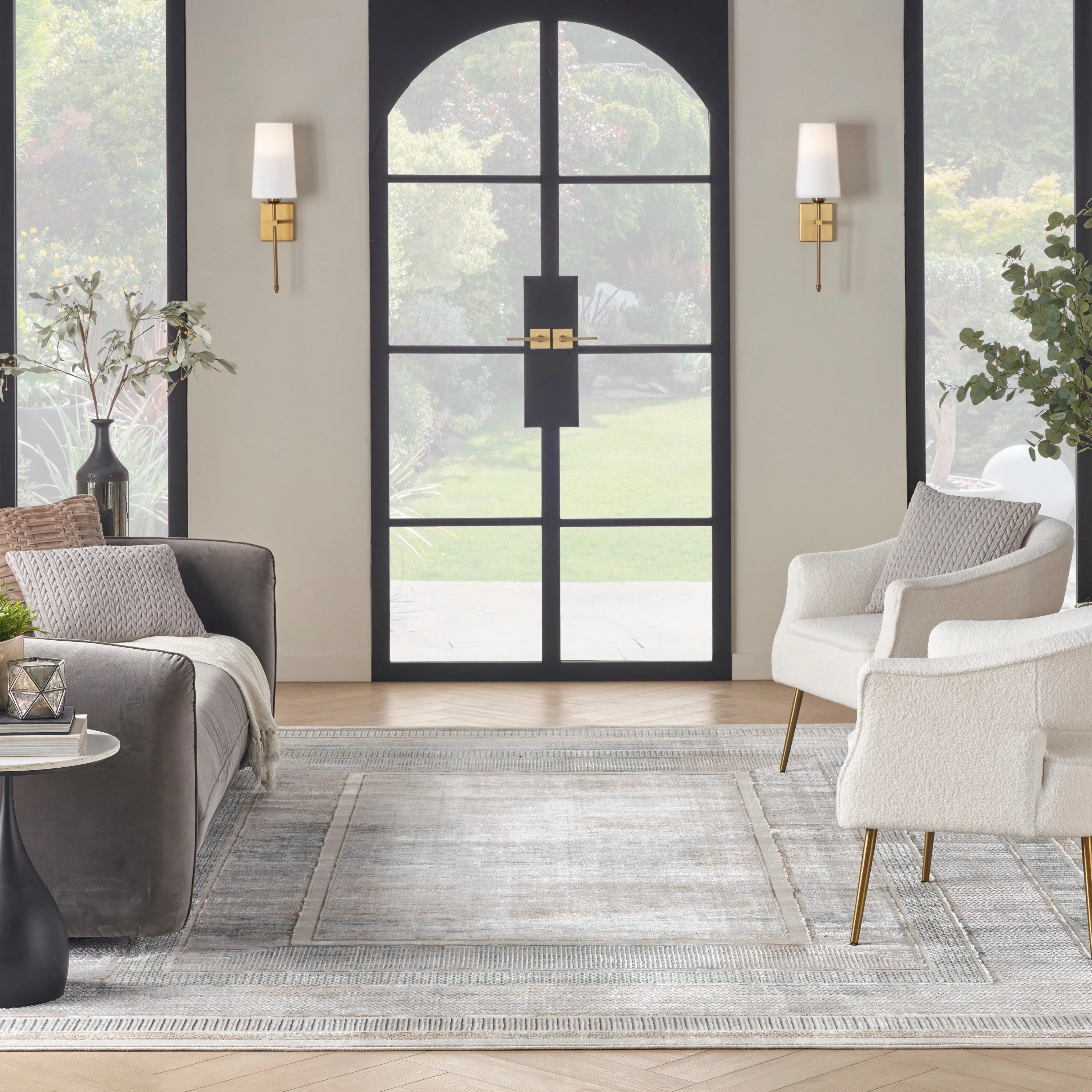 Nourison Glam Indoor Geometric Area Rug