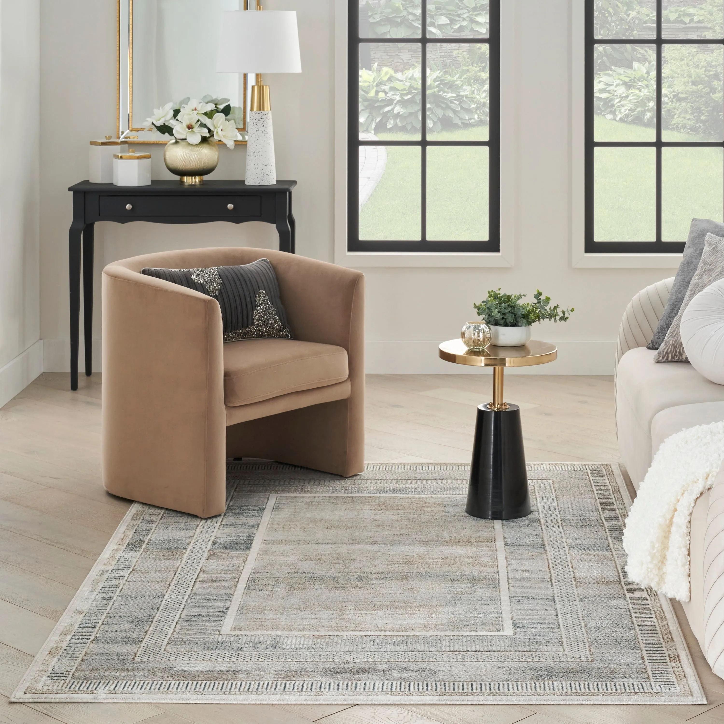 Nourison Glam Indoor Geometric Area Rug