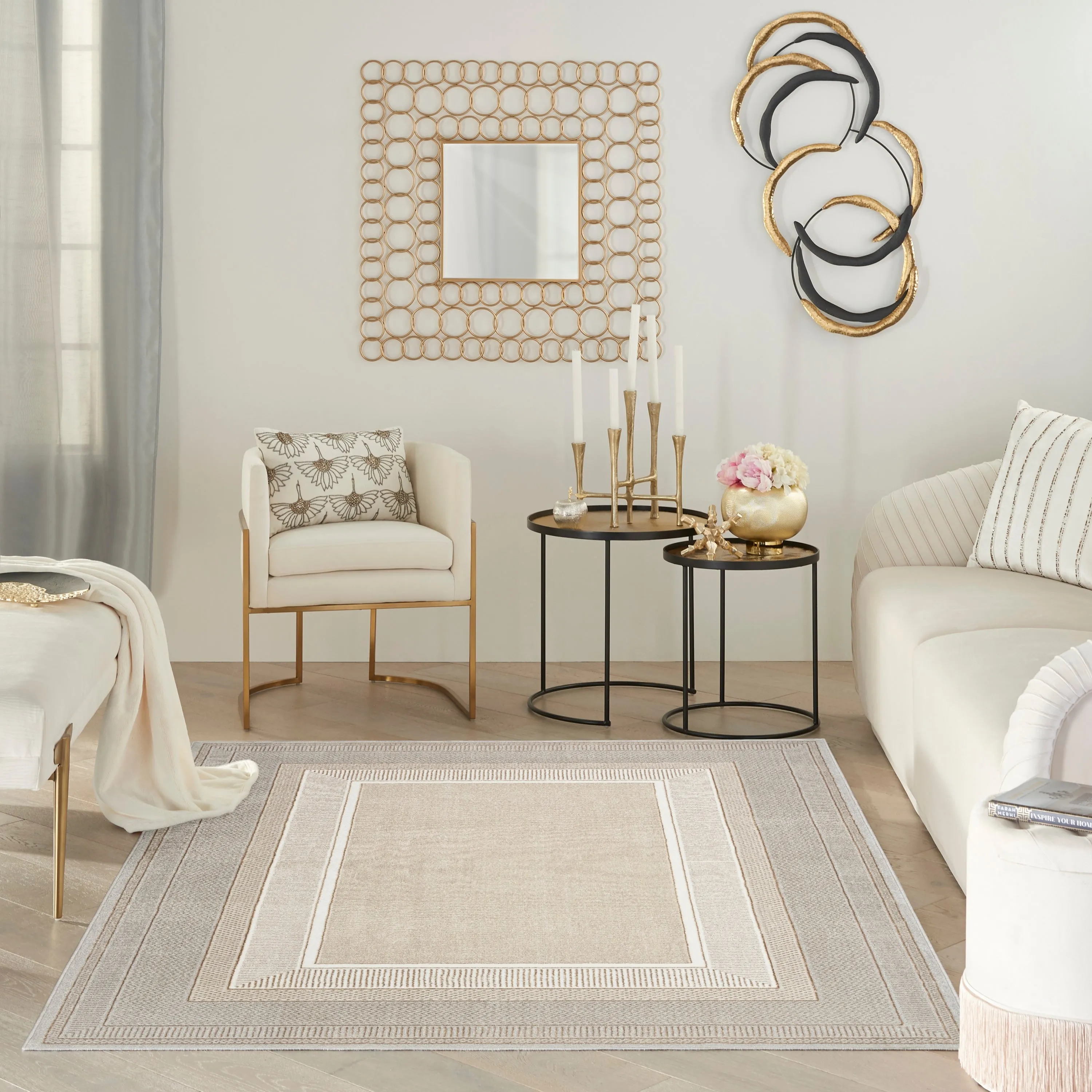 Nourison Glam Indoor Geometric Area Rug