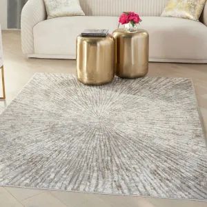 Nourison Home Metallic Modern Abstract Area Rug