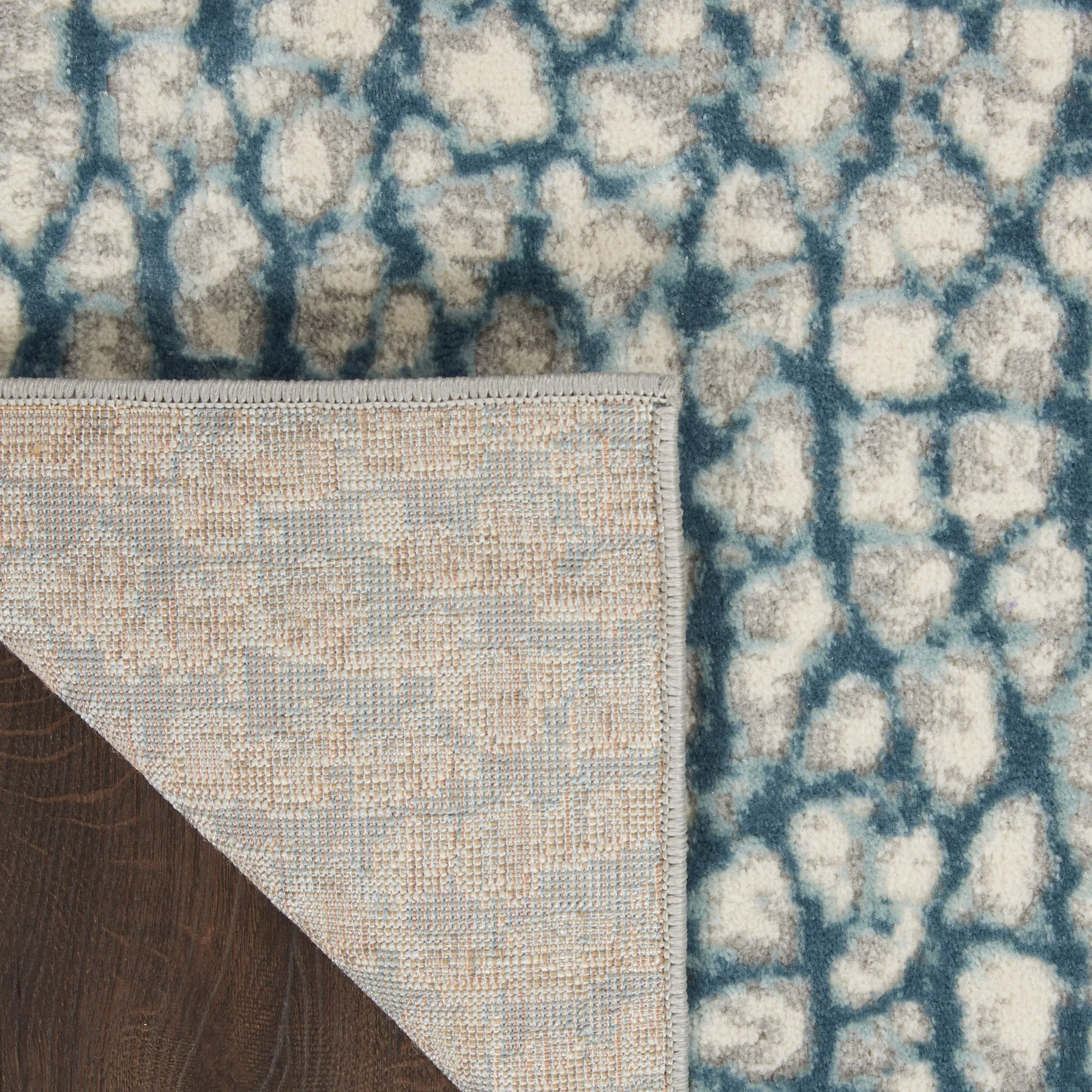 Nourison Joli Modern Abstract Pebble Area Rug