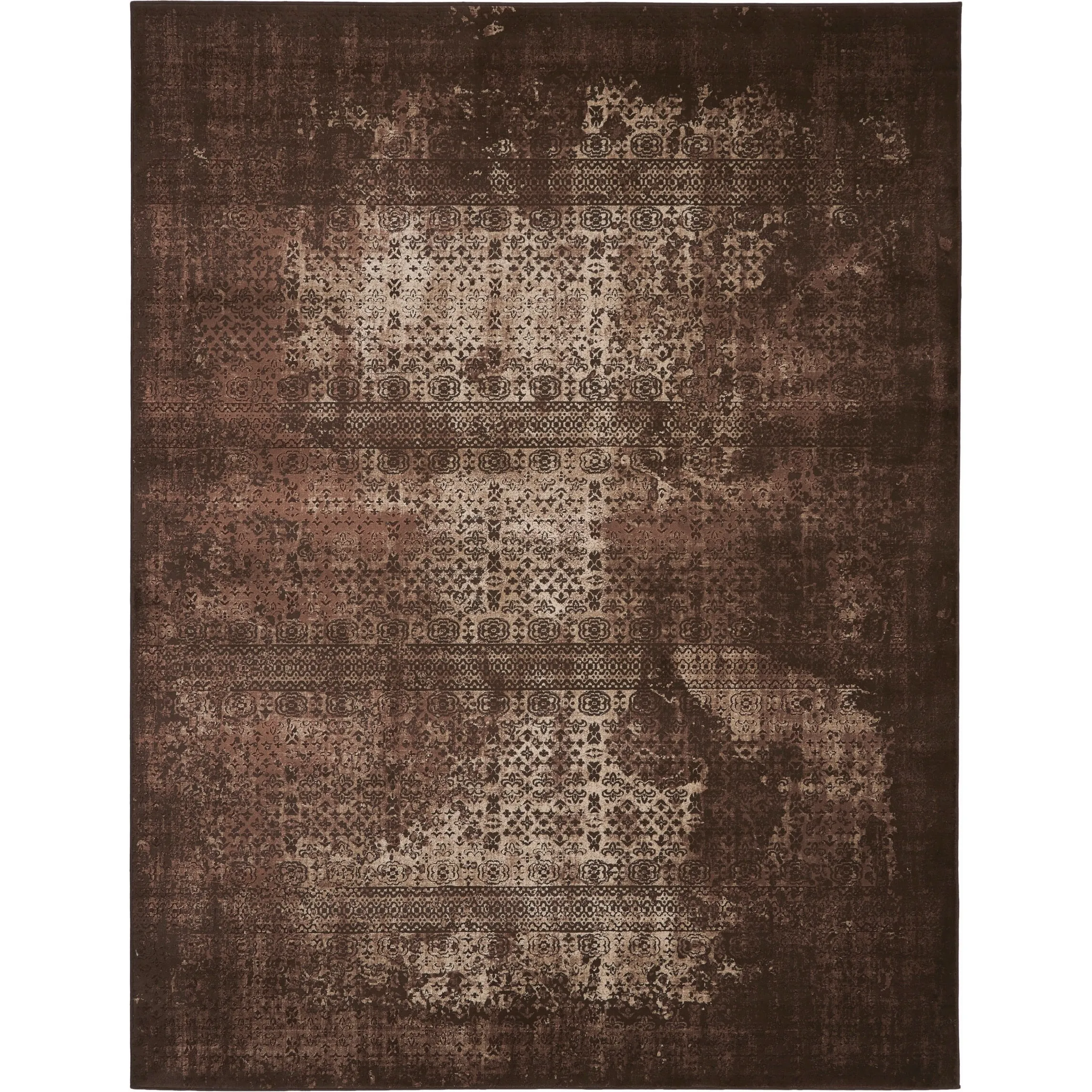 Nourison Karma Over-Dyed Distressed Vintage Abstract Area Rug