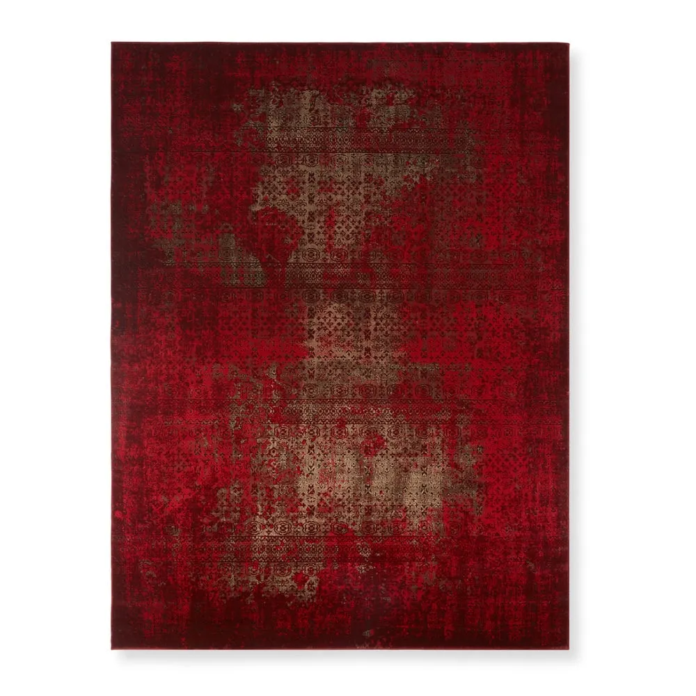 Nourison Karma Over-Dyed Distressed Vintage Abstract Area Rug